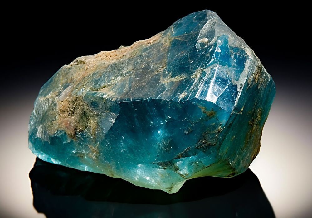 Cristaux d'euclase du Brésil - origine géologique et composition minéralogique