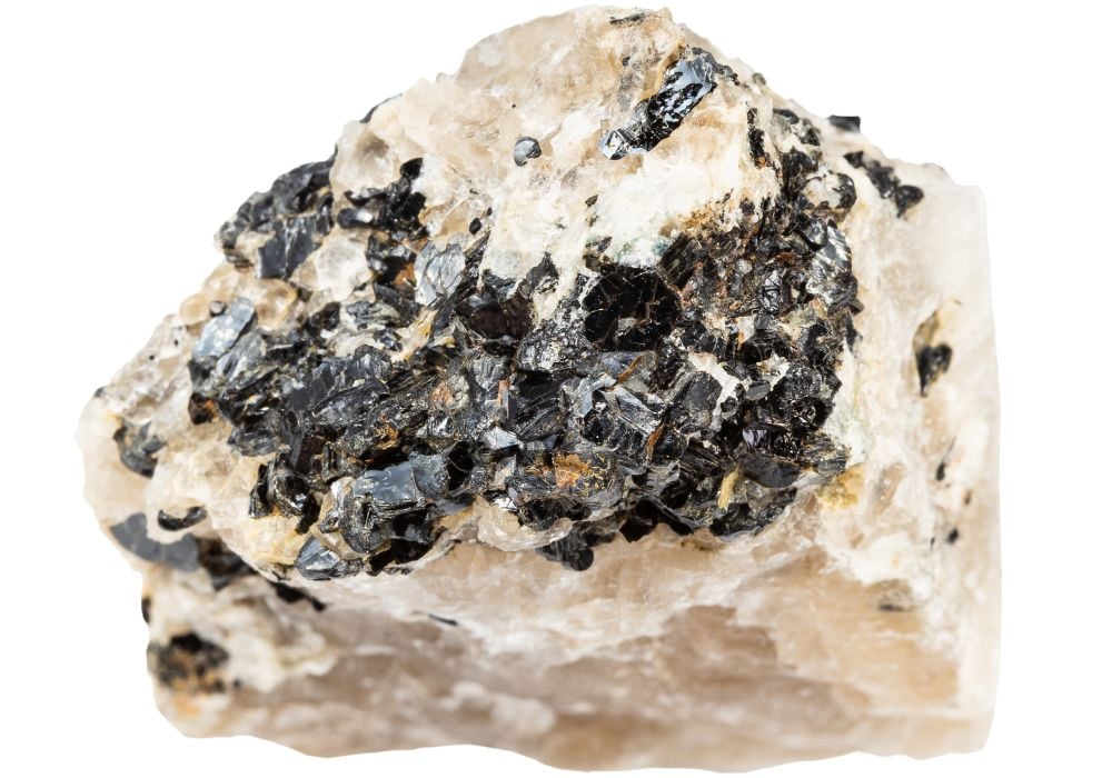 Cryolite naturelle en cristal - origine et composition Na₃AlF₆