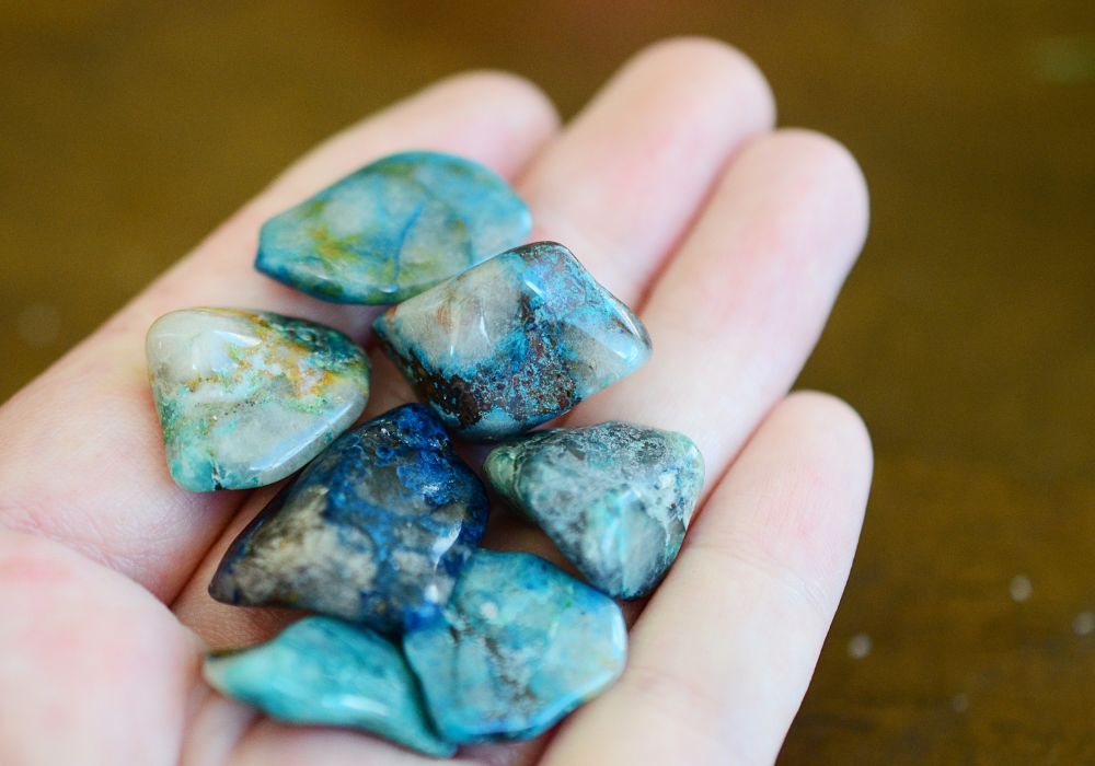 Quantum Quattro poli - propriétés lithothérapie chakra cœur gorge troisième œil synergie quatre minéraux