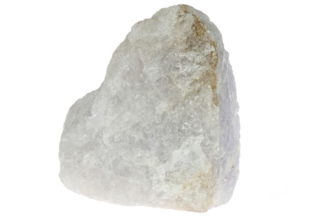 Pierre Amblygonite utilisée en lithothérapie pour ses vertus apaisantes et clarifiantes