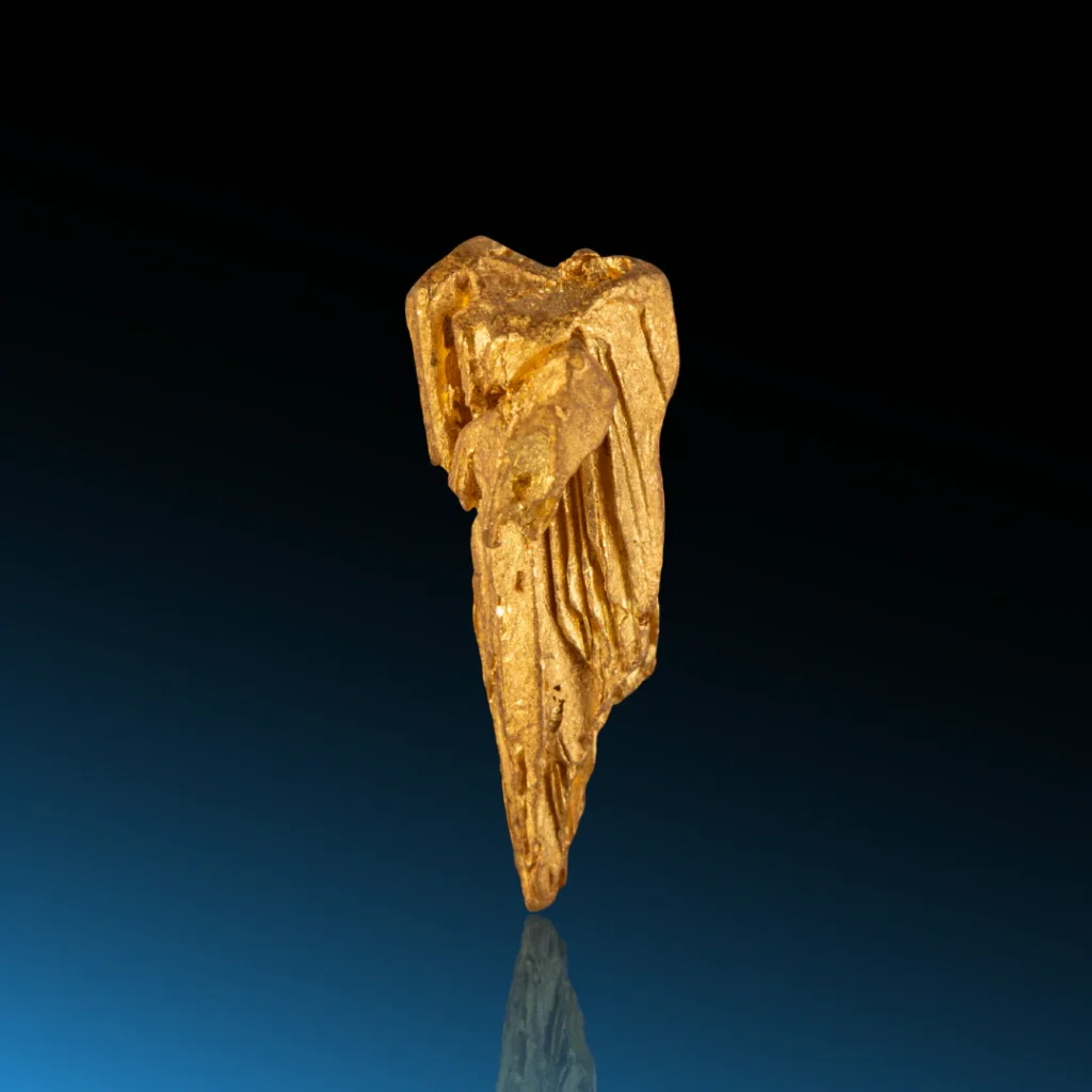 Pépite d&rsquo;Or d&rsquo;exception – 1.38cm x 0.54cm x 0.42cm – 1.25 grs