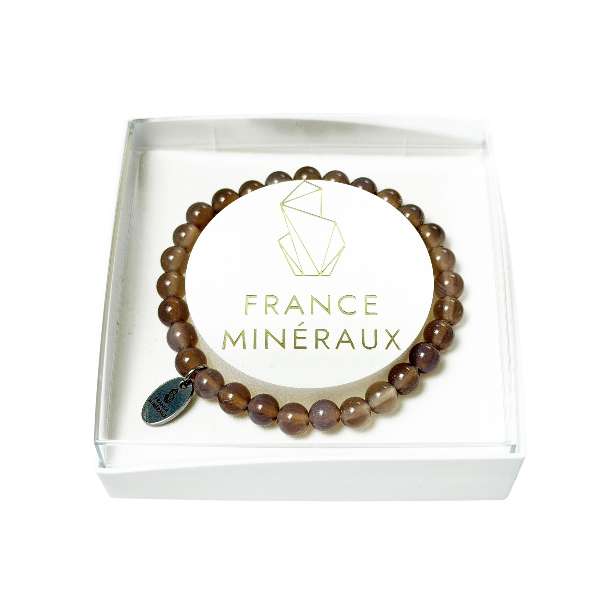 Bracelet Agate - Perles de 6mm