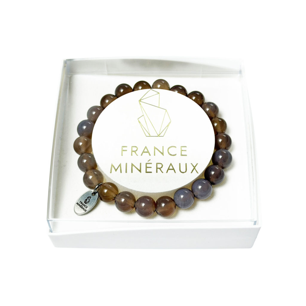 Bracelet Agate – Perles de 8mm