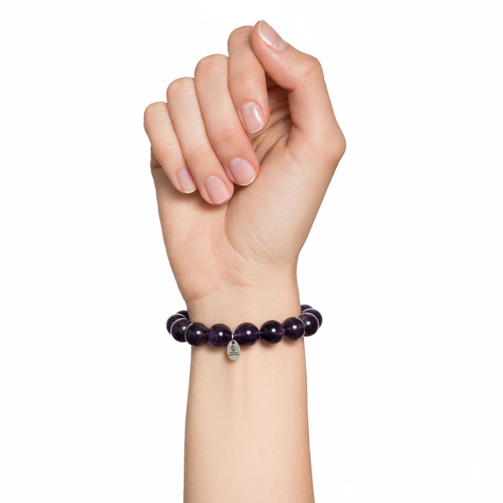 Bracelet Améthyste - Perles de 14mm – Image 2