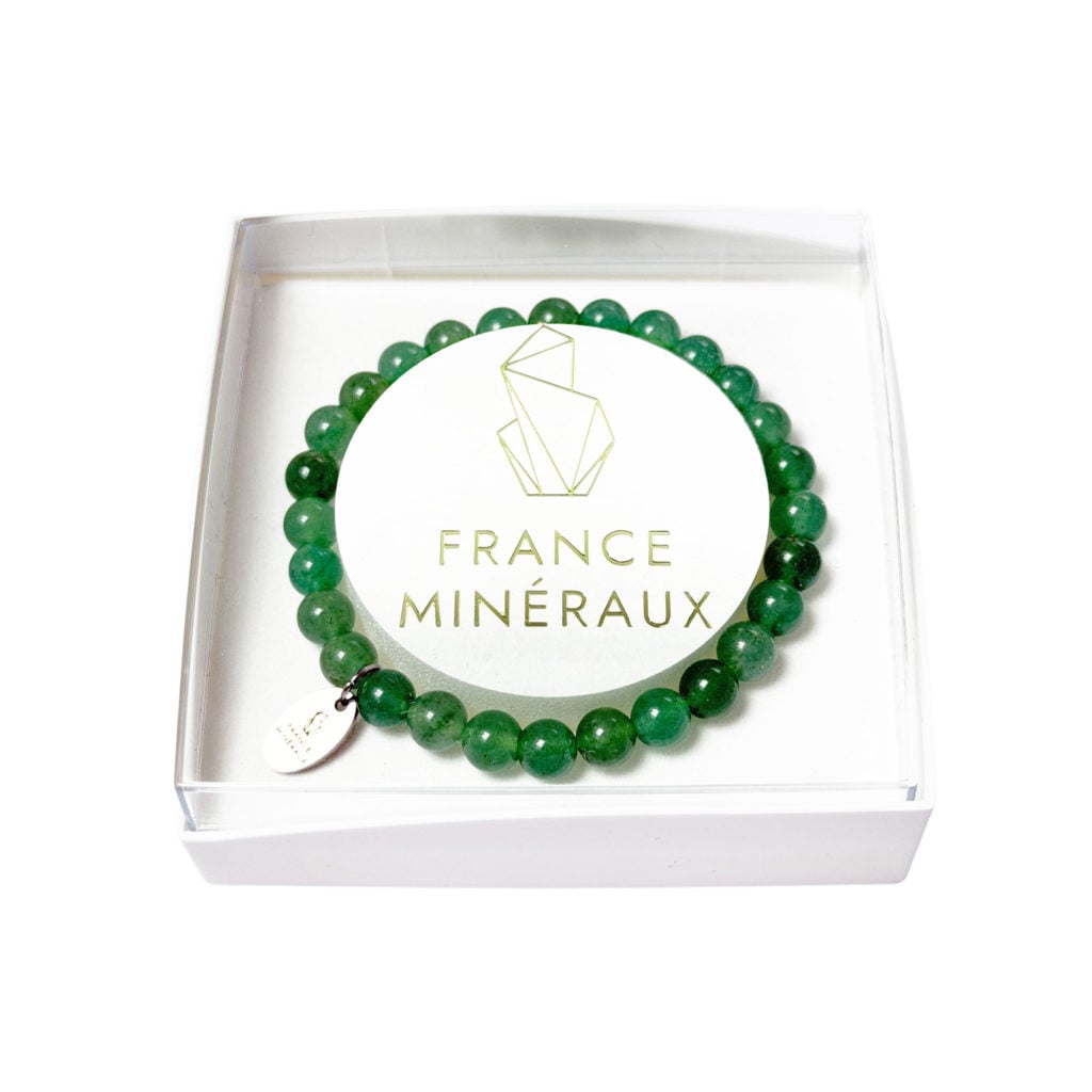 Bracelet Aventurine Verte – Perles de 6mm