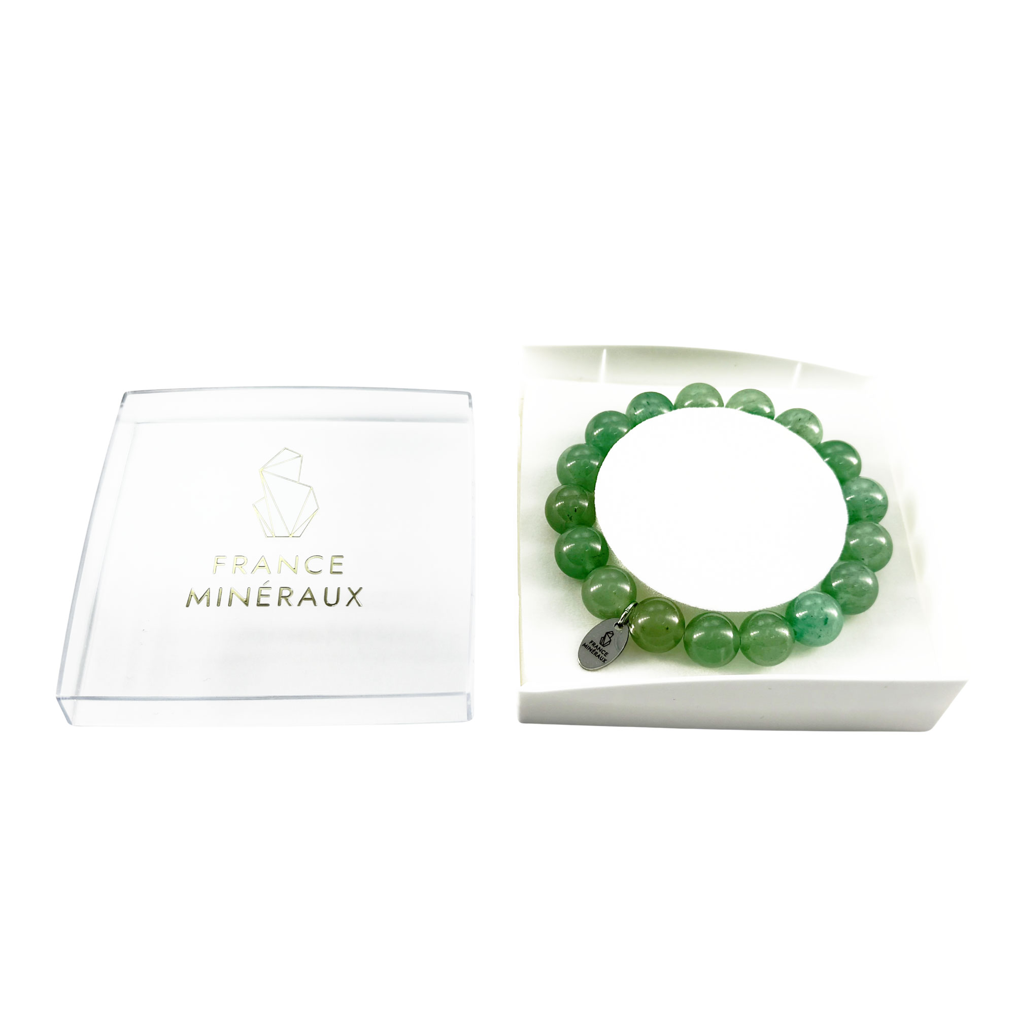 Bracelet Aventurine Verte - Perles de 10mm – Image 3