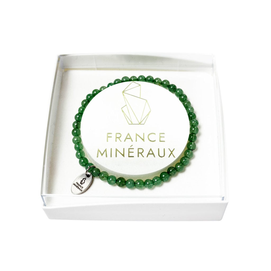 Bracelet Aventurine Verte – Perles de 3-4mm