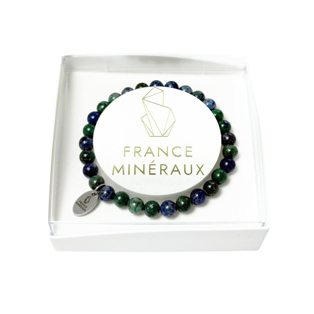Bracelet Chrysocolle – Perles de 6mm