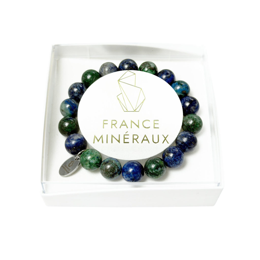 Bracelet Chrysocolle – Perles de 10mm