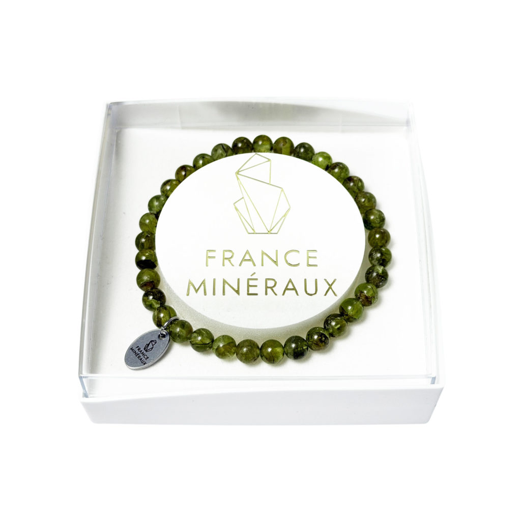 Bracelet Chrysolite – Perles de 6mm