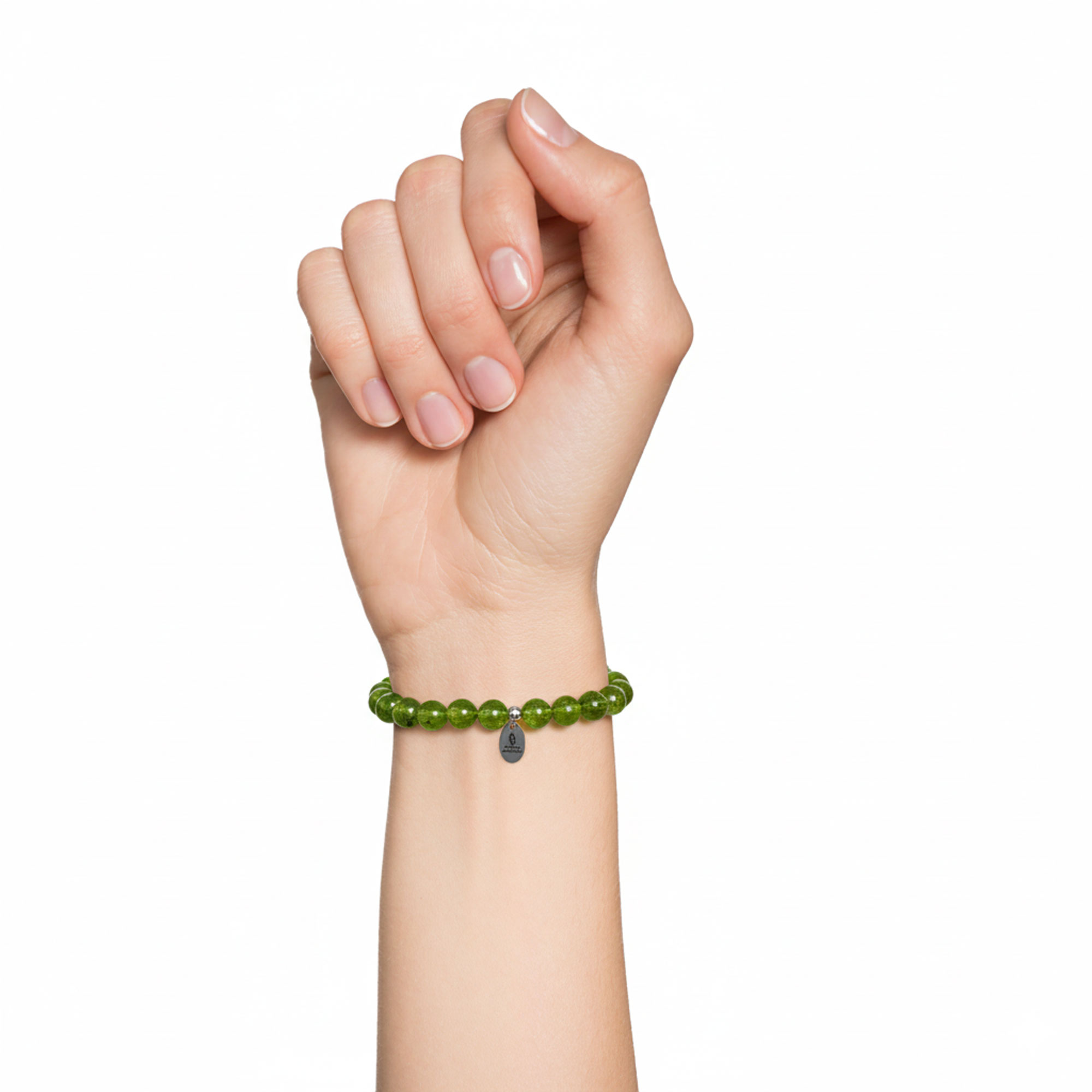 Bracelet Chrysolite - Perles de 8mm – Image 2