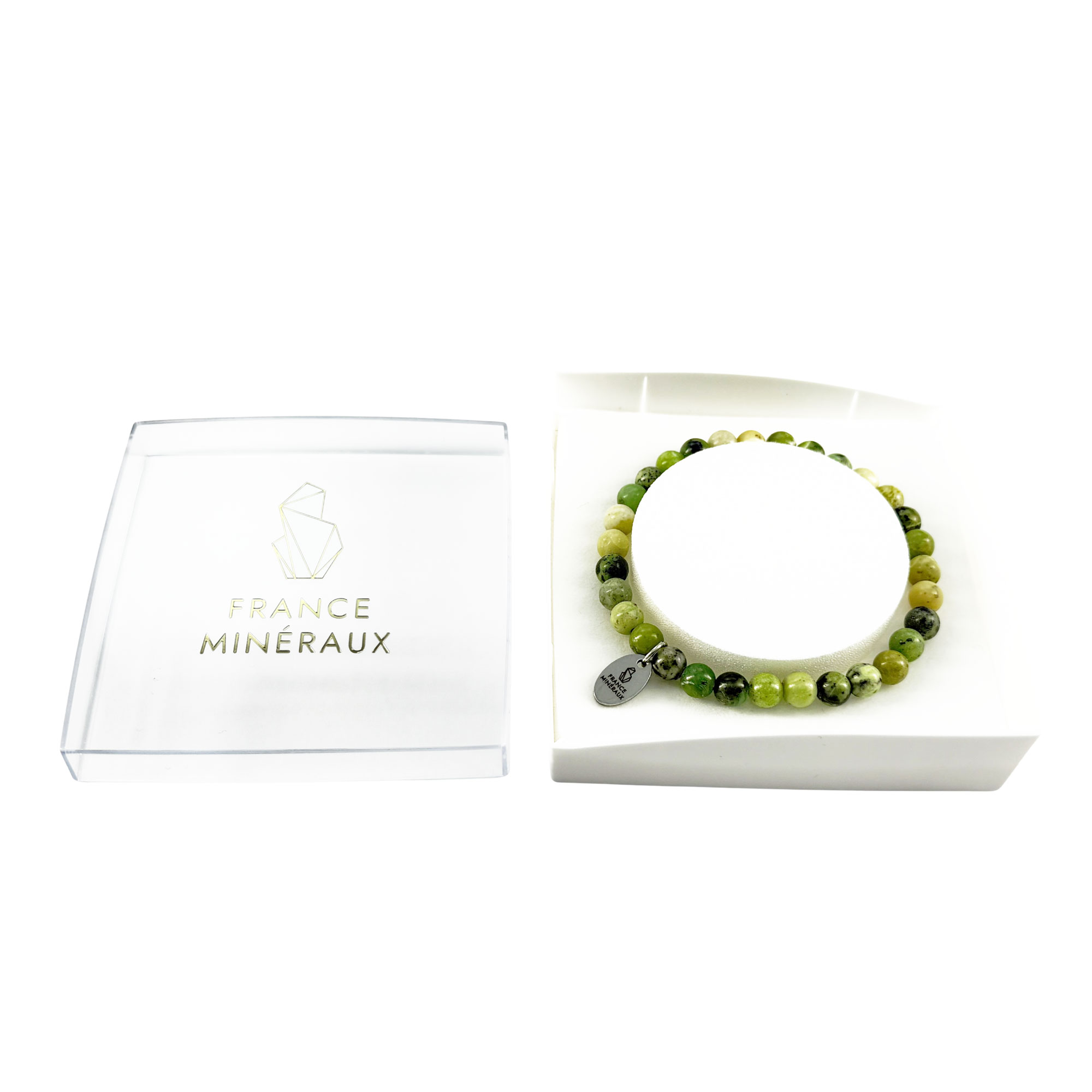 Bracelet Chrysoprase Citron - Perles de 6mm – Image 3