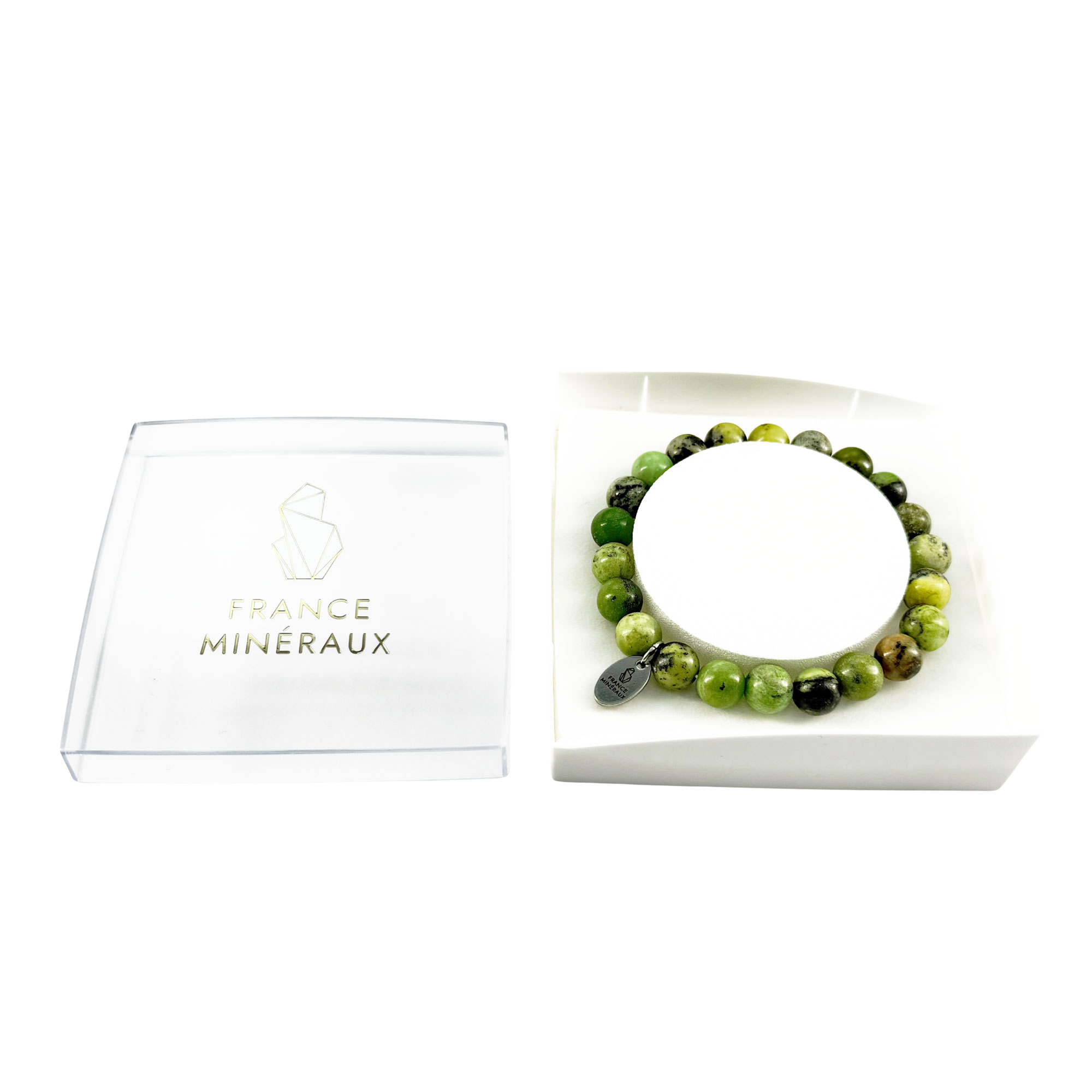 Bracelet Chrysoprase Citron - Perles de 8mm – Image 3