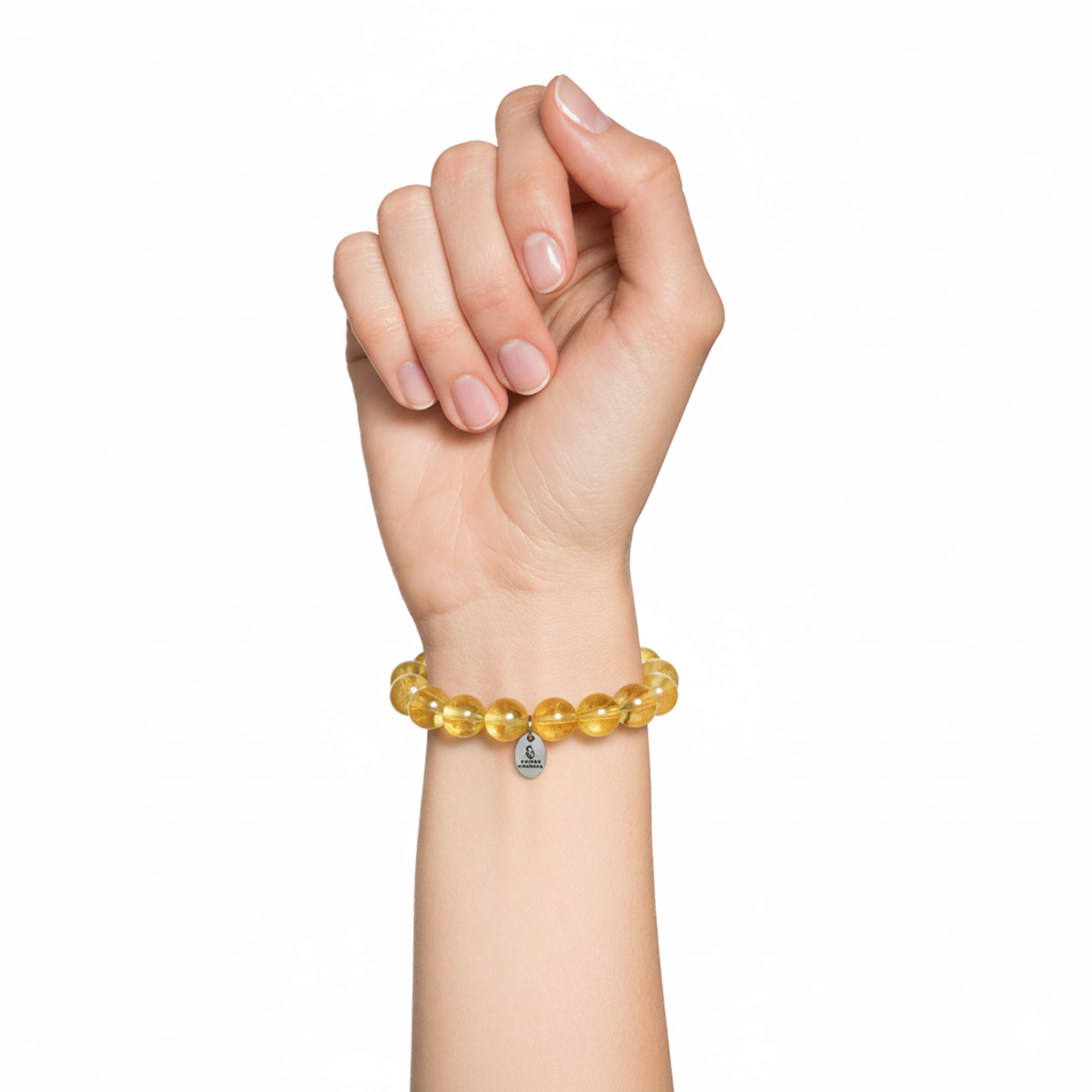 Bracelet Citrine - Perles de 12mm – Image 2