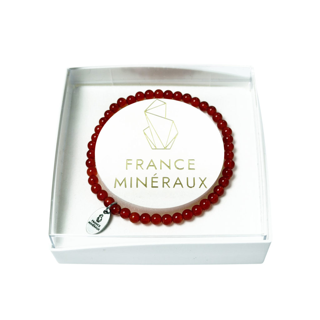 Bracelet Cornaline – Perles de 3-4mm