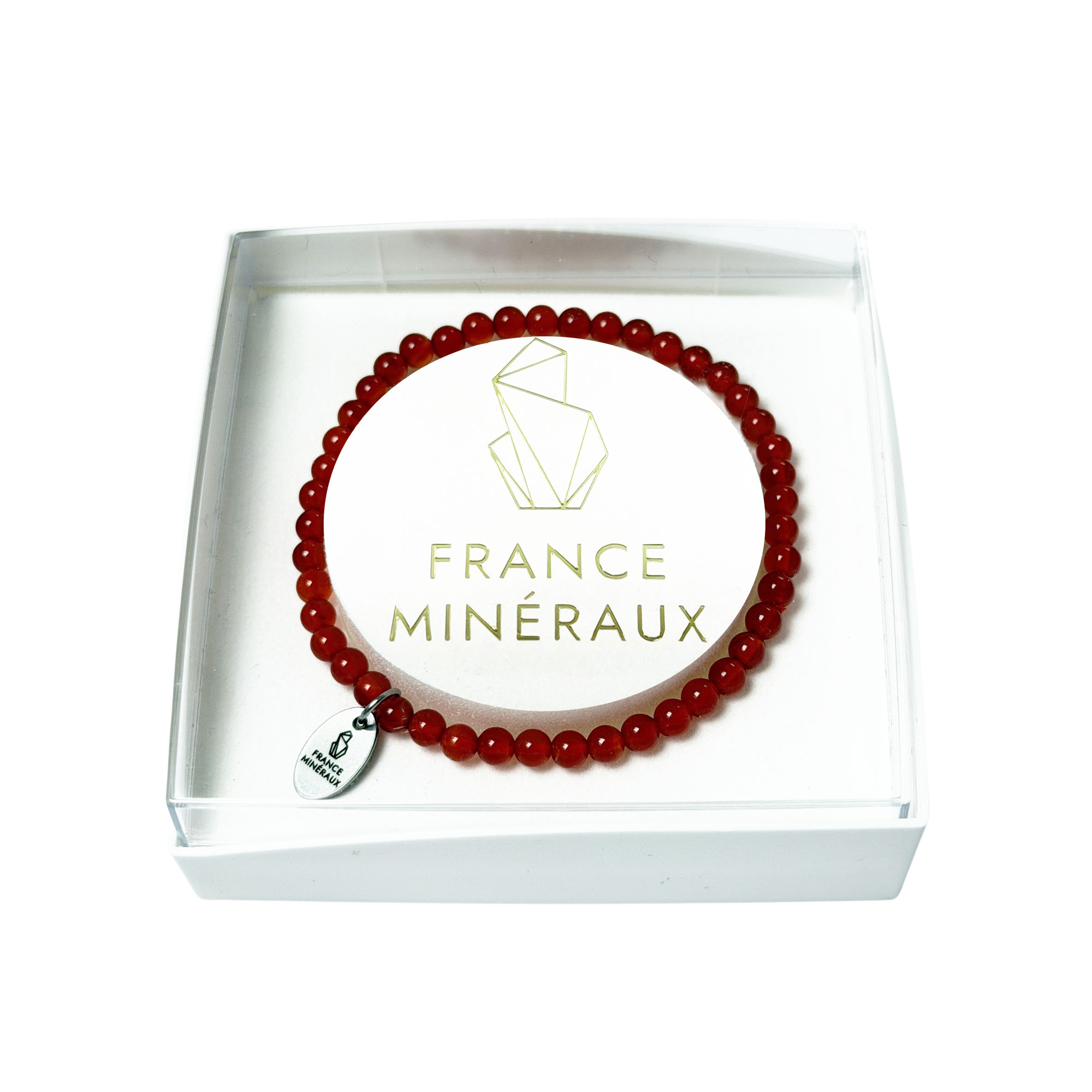 Bracelet Cornaline - Perles de 3-4mm