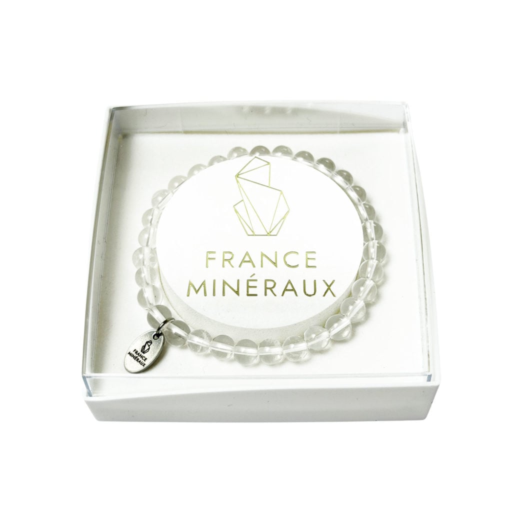 Bracelet Cristal de Roche – Perles de 6mm