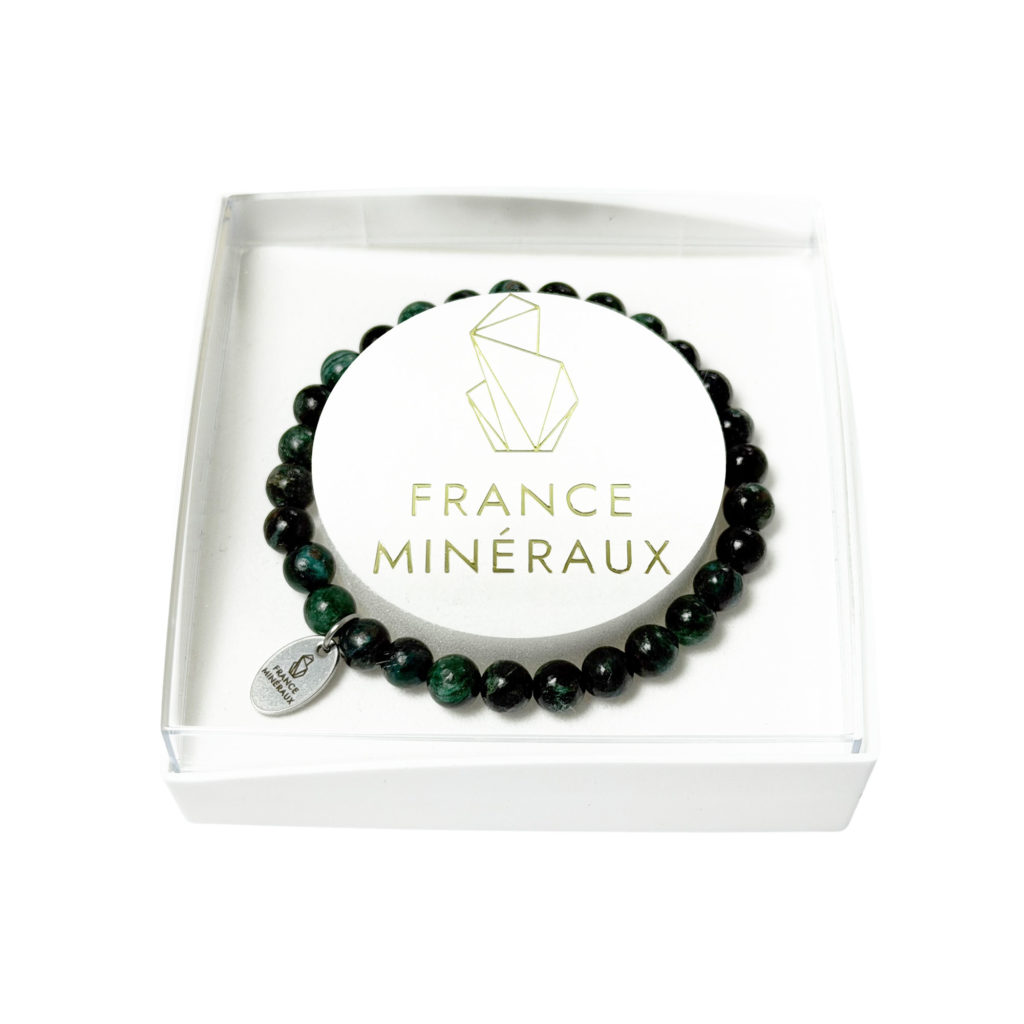 Bracelet Émeraude – Perles de 6mm