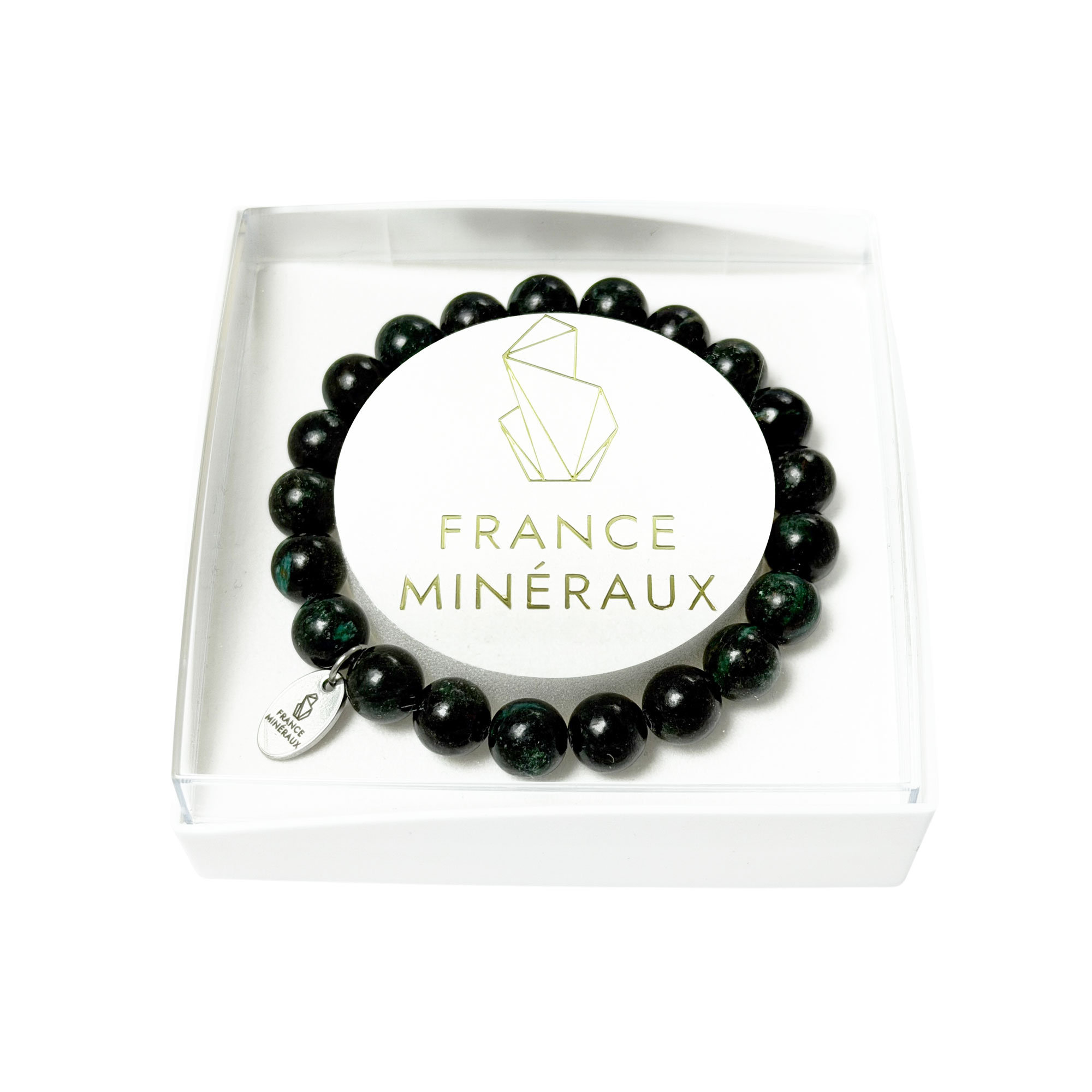 Bracelet Émeraude - Perles de 8mm