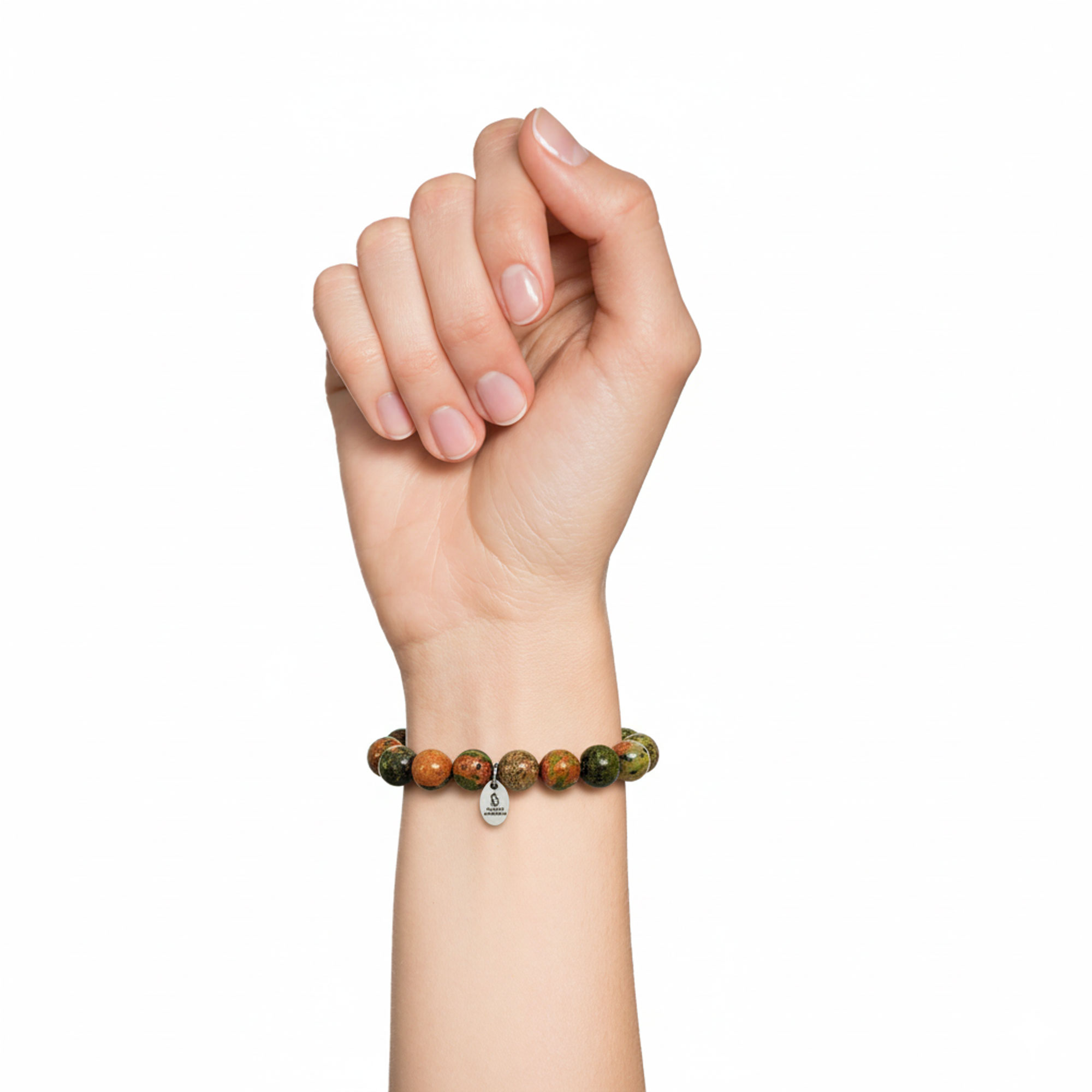 Bracelet Épidote - Perles de 10mm – Image 2