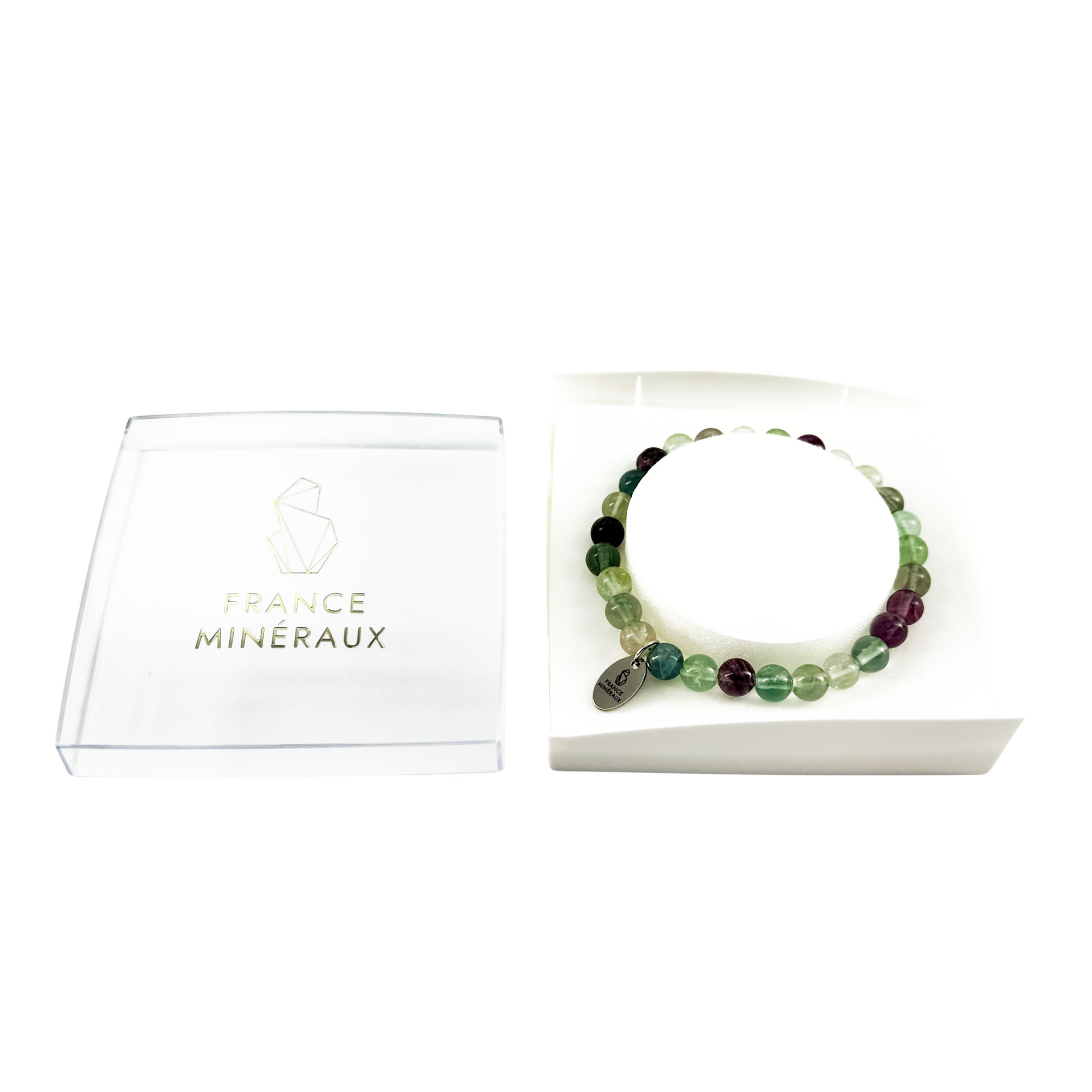 Bracelet Fluorine Multicolore - Perles de 6mm – Image 3