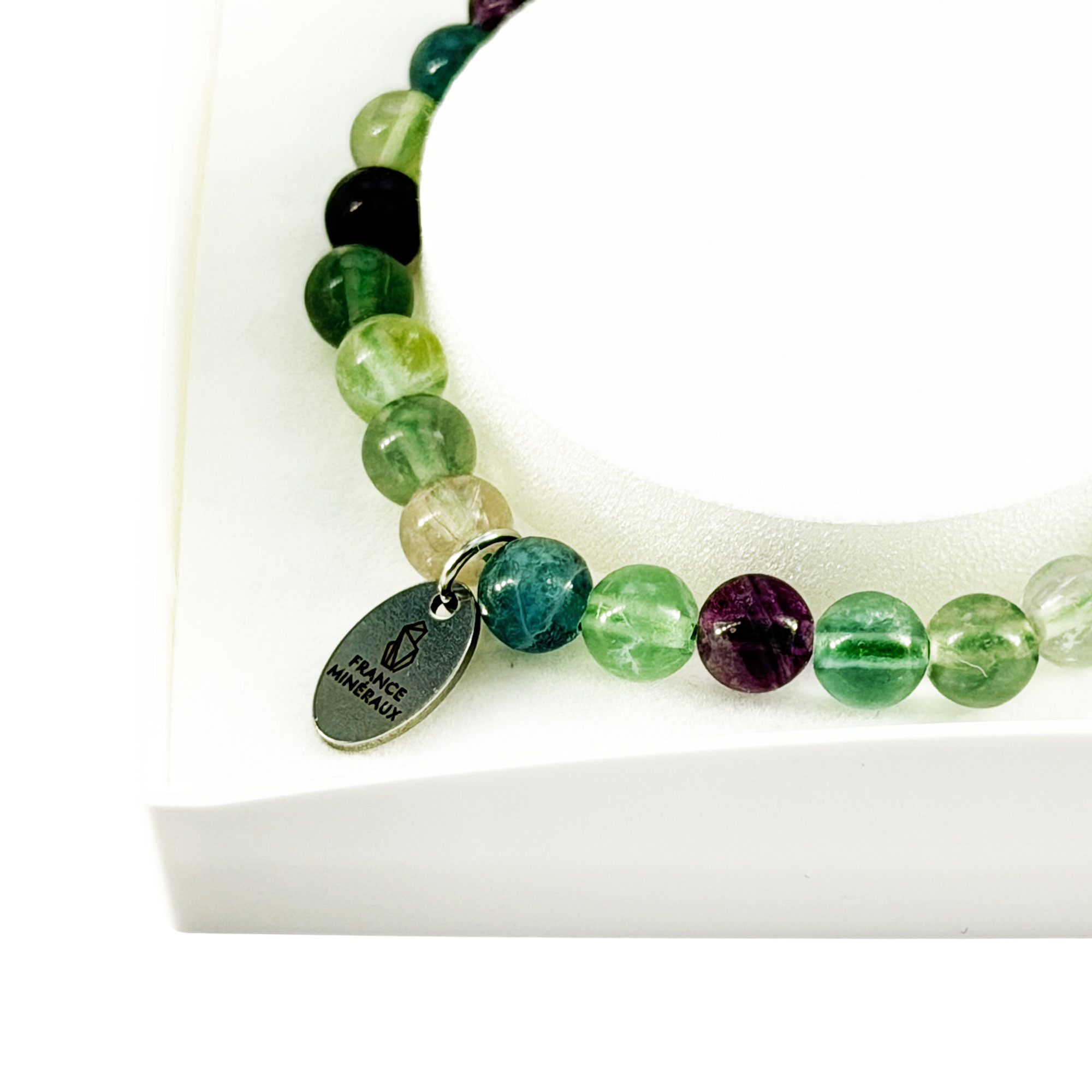 Bracelet Fluorine Multicolore - Perles de 6mm – Image 4
