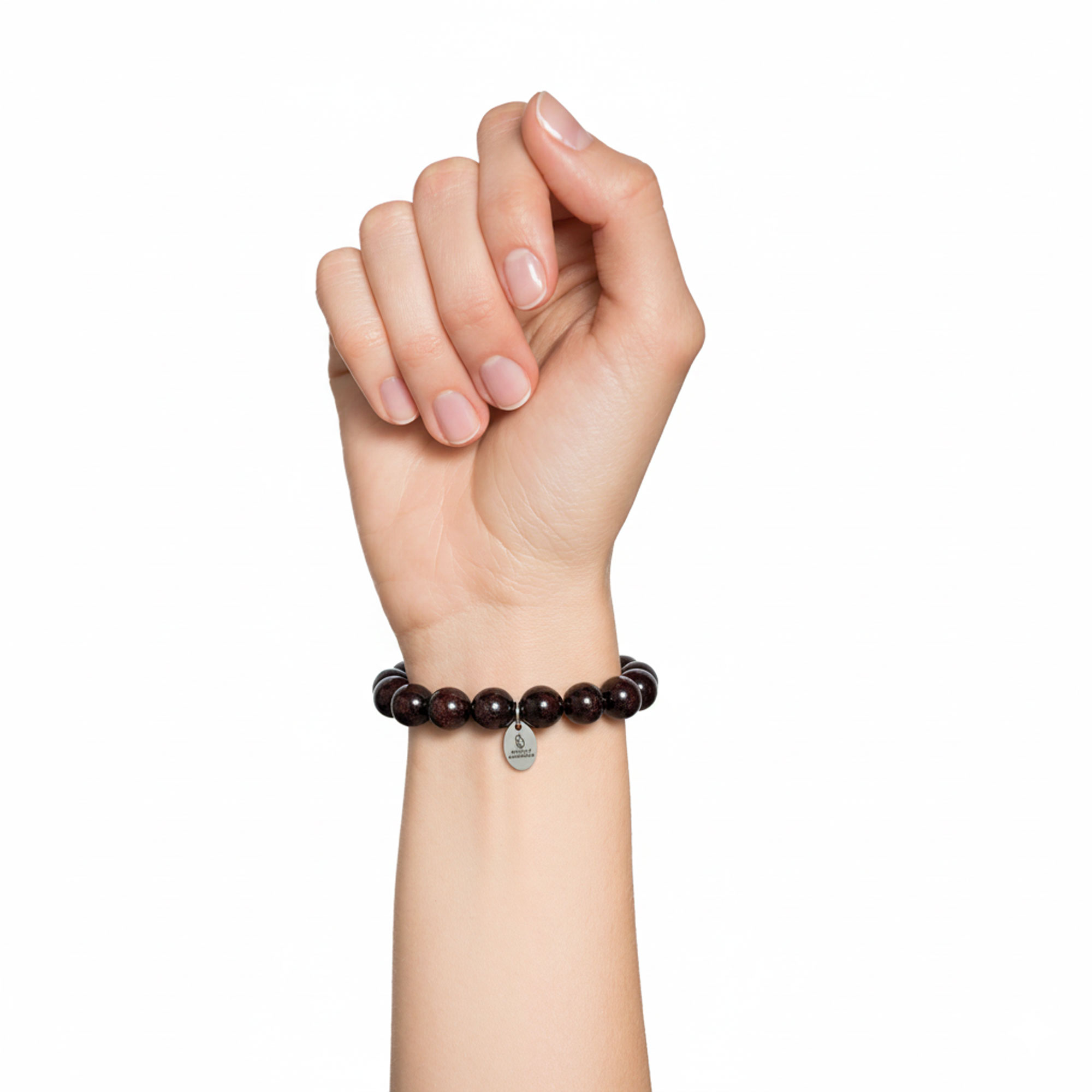 Bracelet Grenat Rouge - Perles de 10mm – Image 2