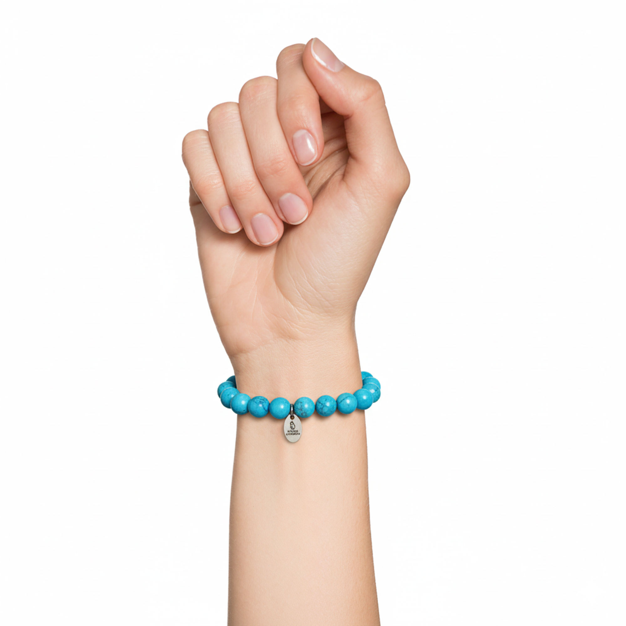 Bracelet Howlite Bleue - Perles de 10mm – Image 2