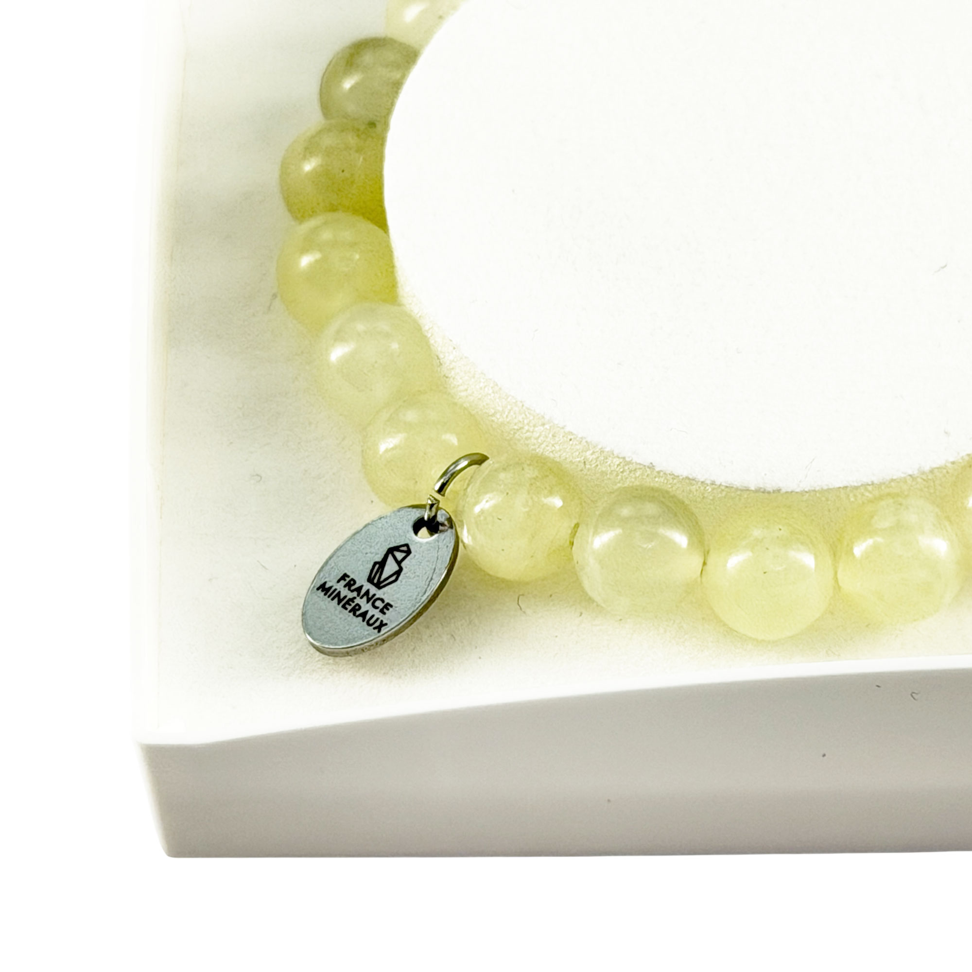 Bracelet Jade de Chine - Perles de 8mm – Image 4