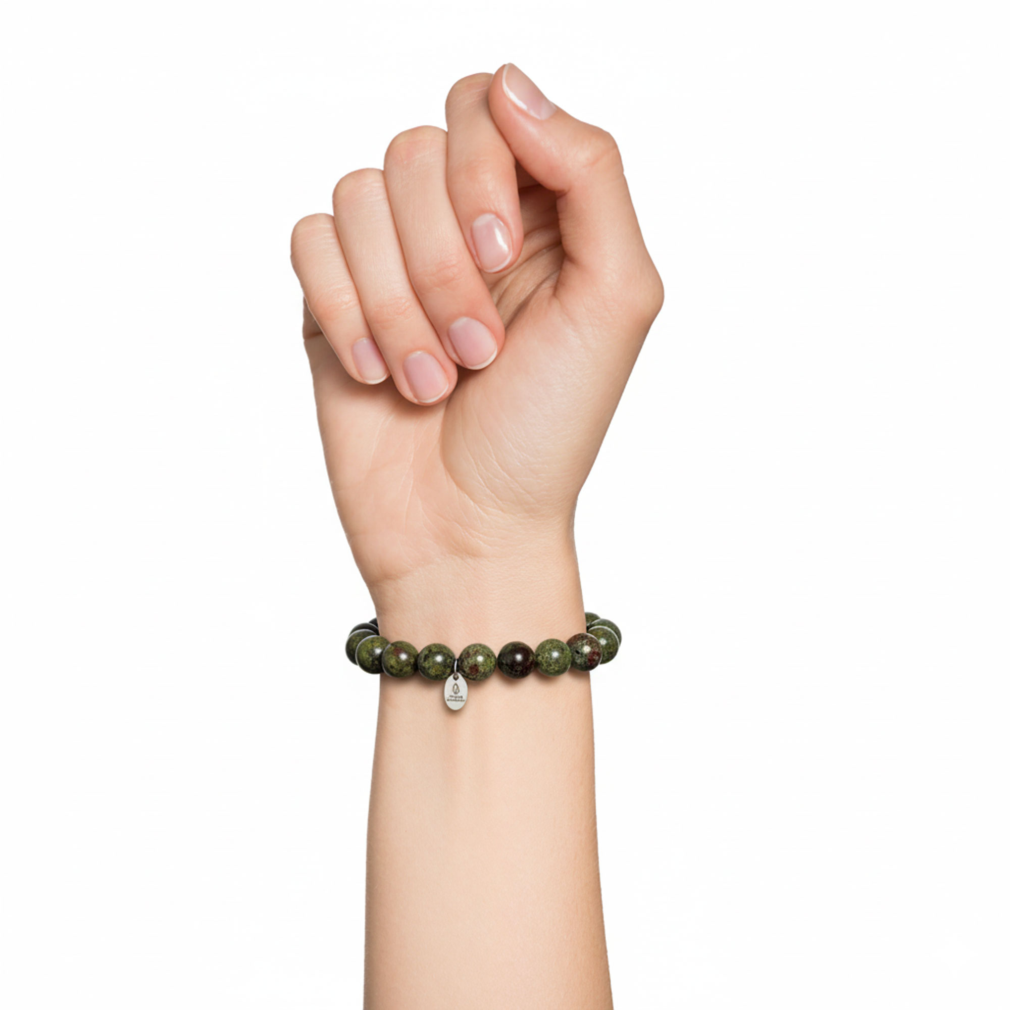 Bracelet Jaspe Sanguin - Perles de 10mm – Image 2