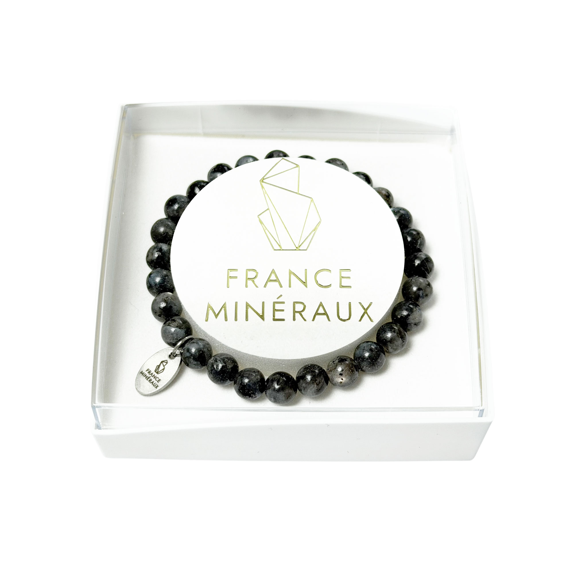 Bracelet Labradorite avec Inclusions - Perles de 6mm