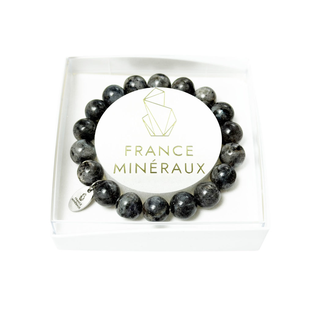 Bracelet Labradorite avec Inclusions – Perles de 10mm