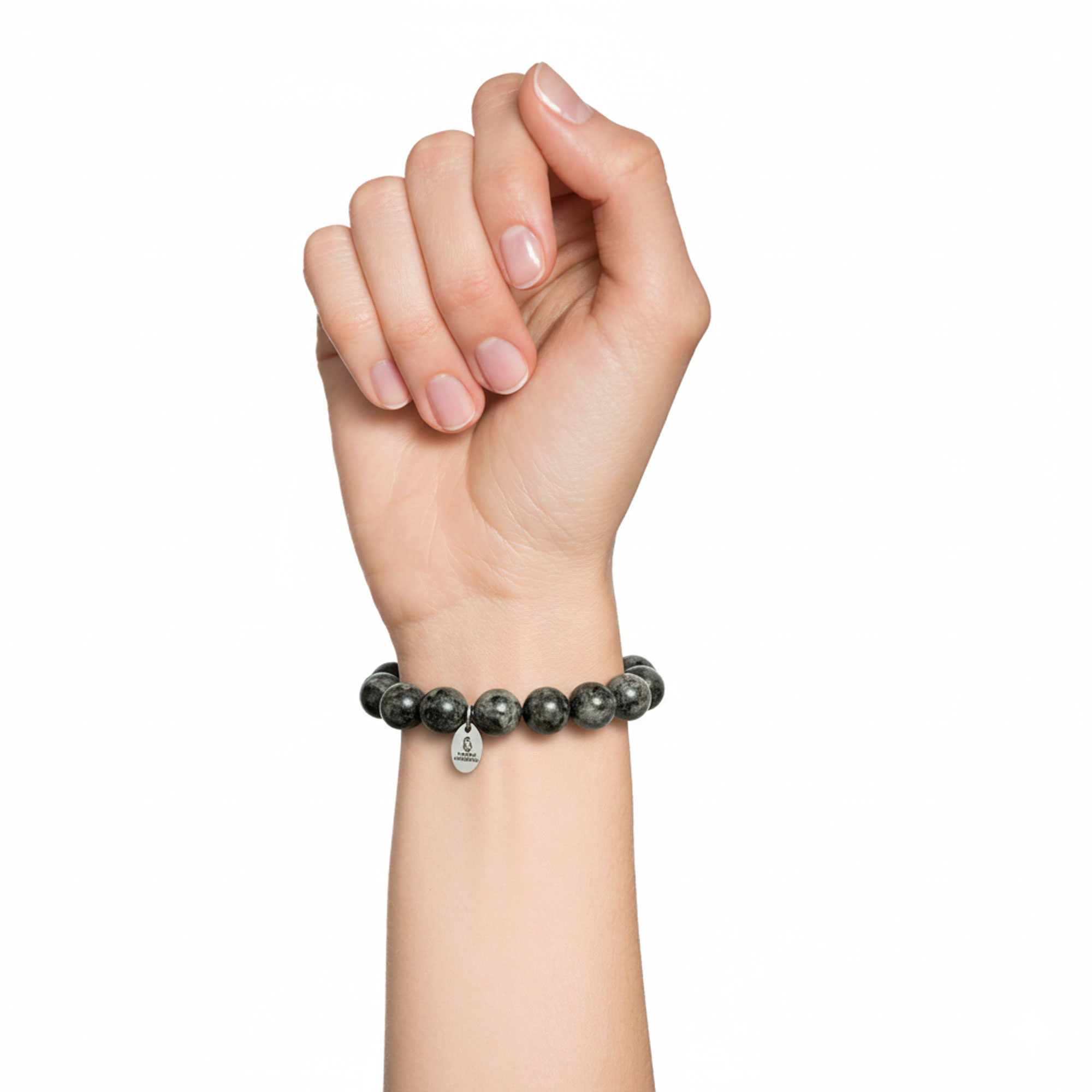 Bracelet Labradorite avec Inclusions - Perles de 12mm – Image 2