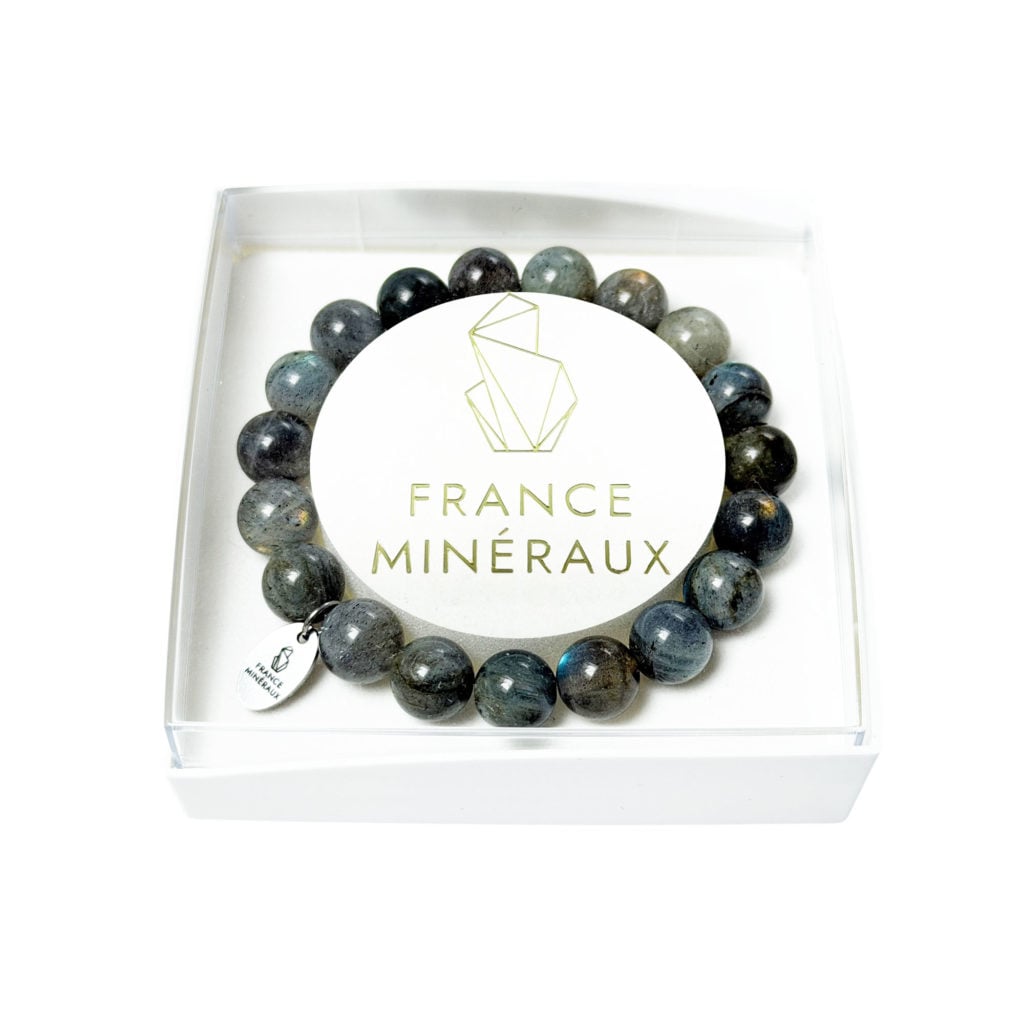 Bracelet Labradorite – Perles de 10mm