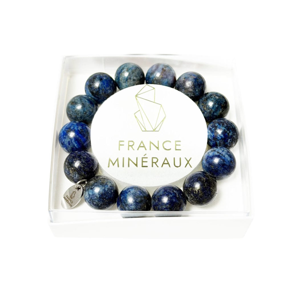 Bracelet Lapis-Lazuli – Perles de 14mm