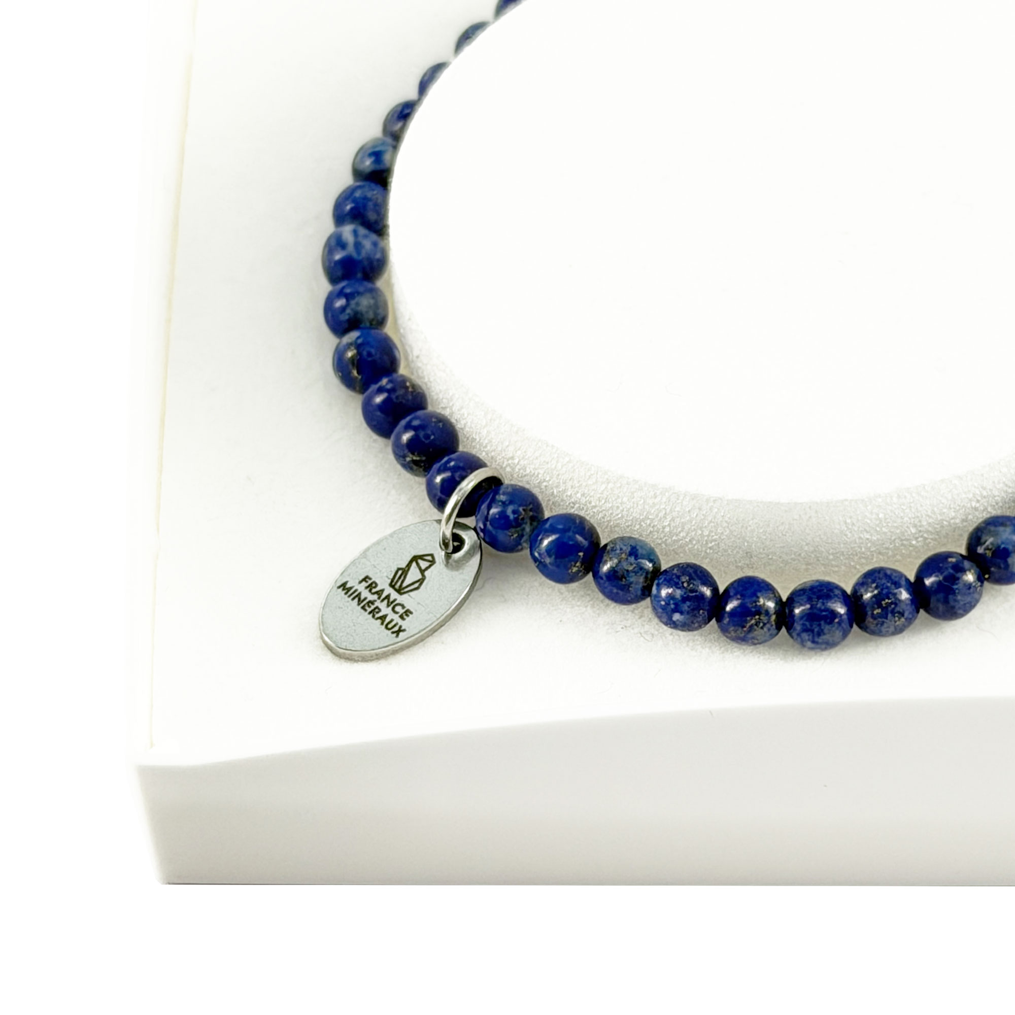 Bracelet Lapis-Lazuli - Perles de 3-4mm – Image 4