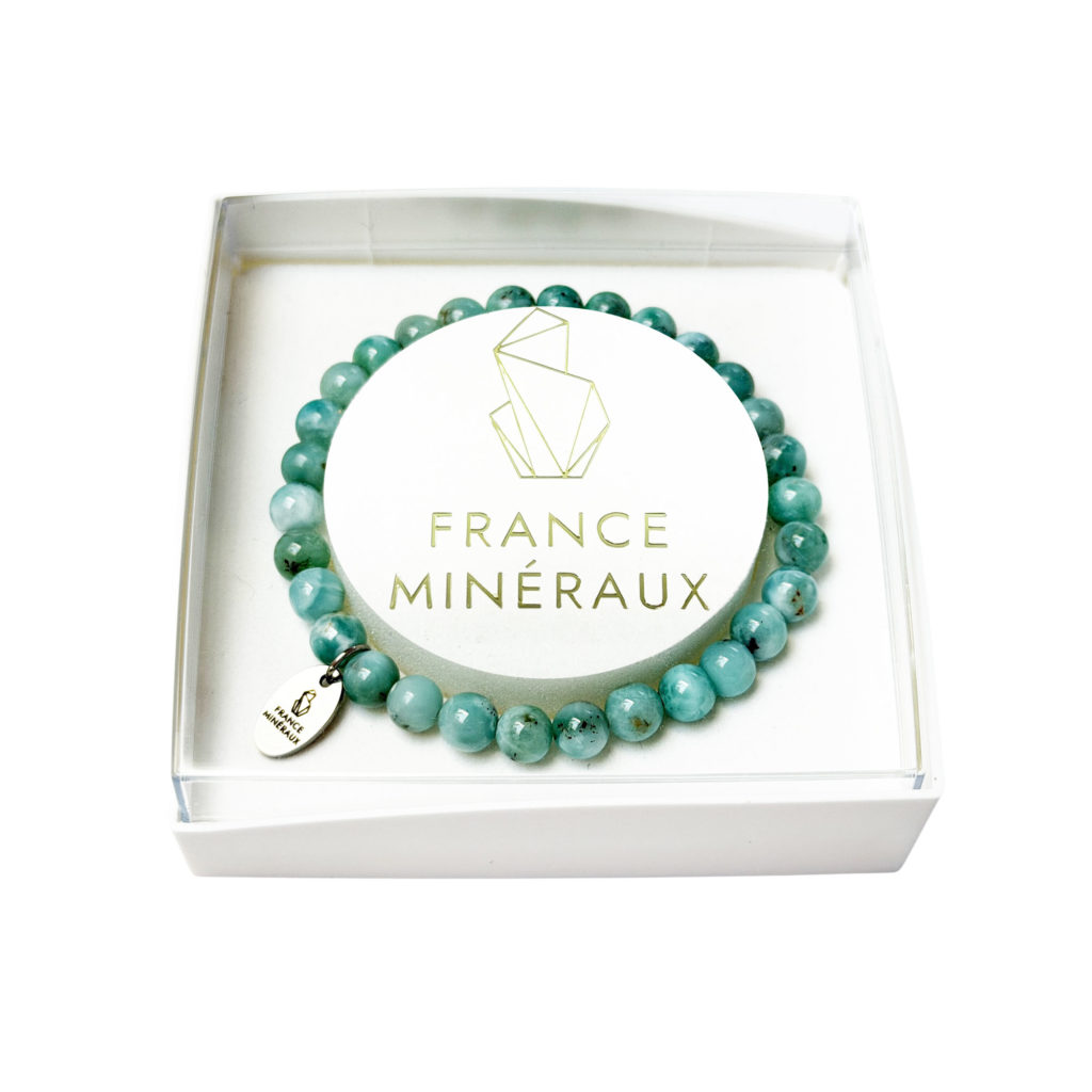 Bracelet Larimar – Perles de 6mm