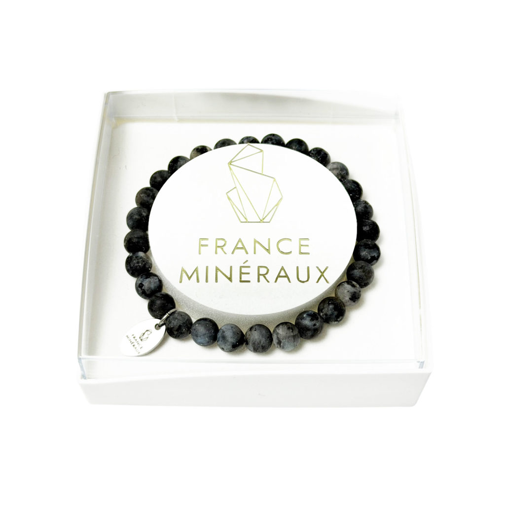 Bracelet Larvikite – Perles de 6mm