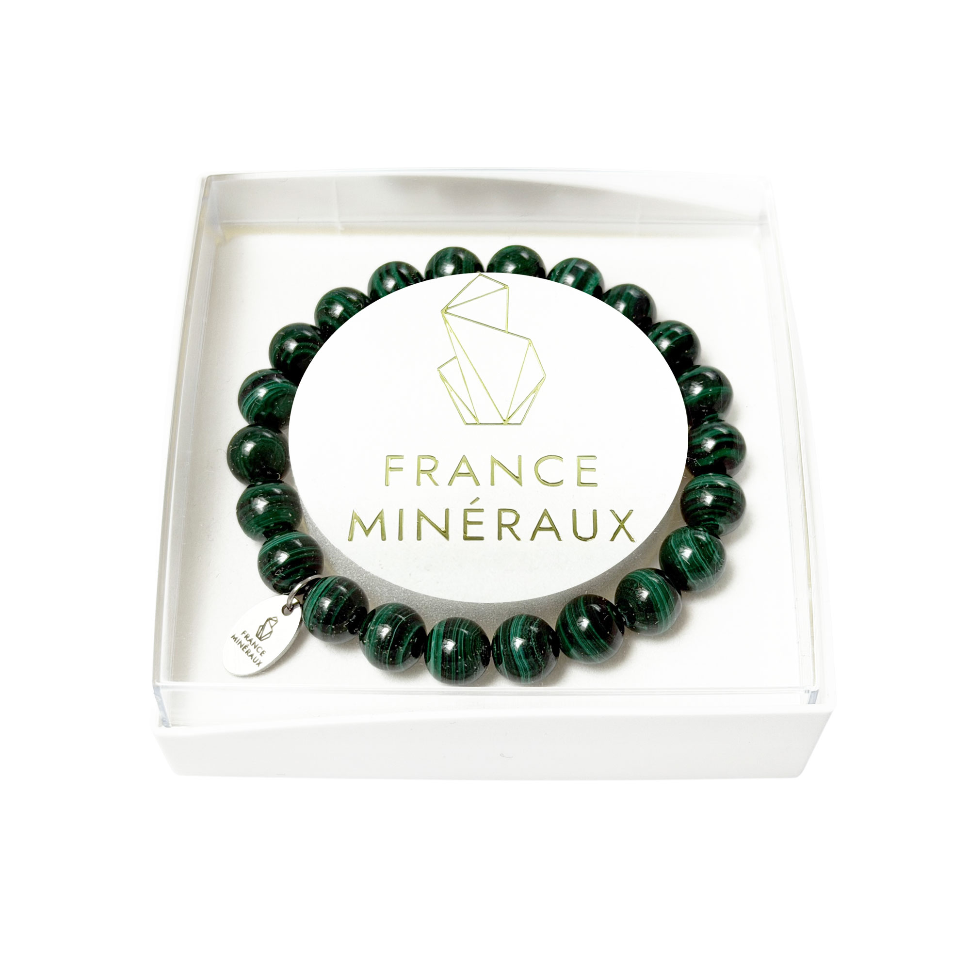 Bracelet Malachite - Perles de 8mm