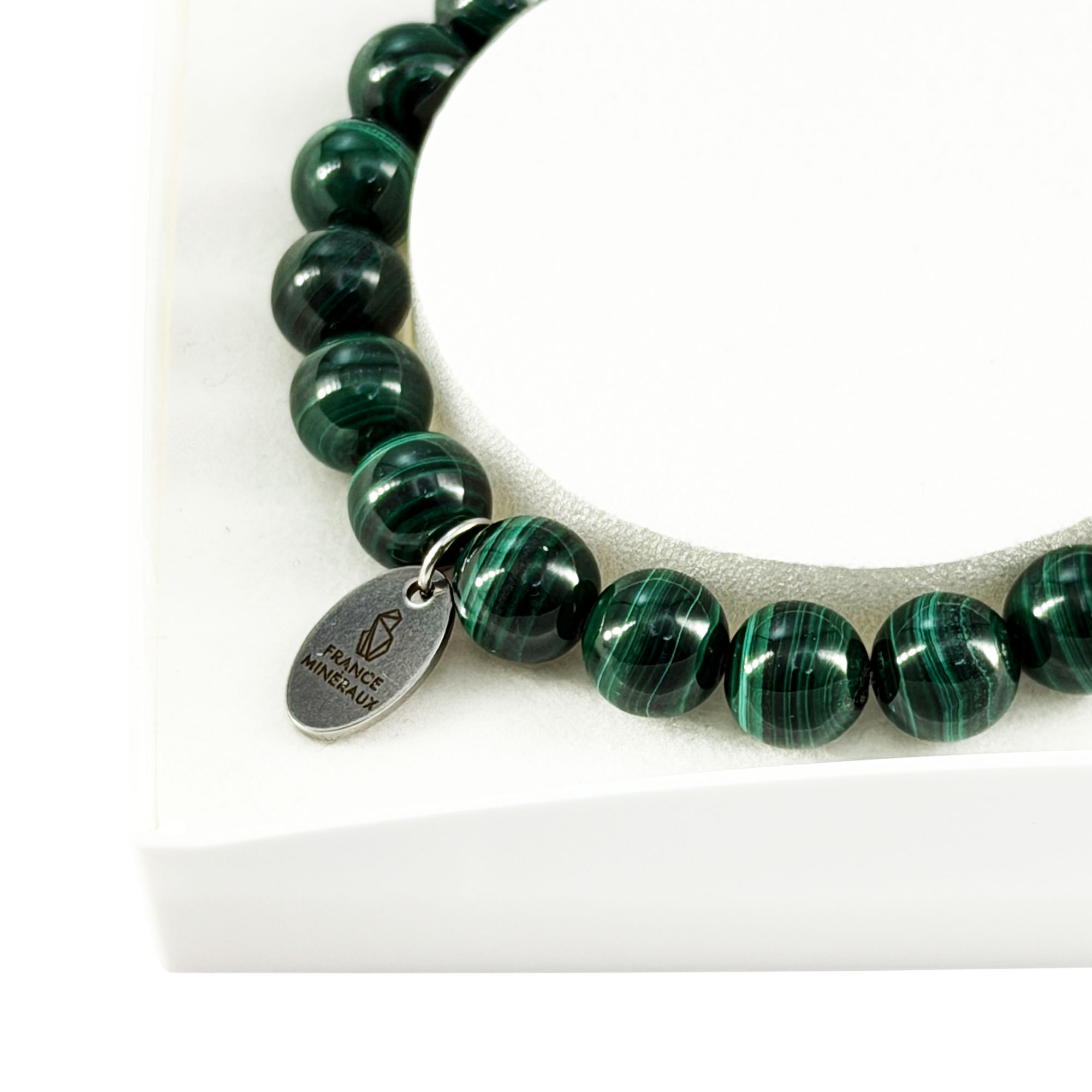 Bracelet Malachite - Perles de 8mm – Image 4