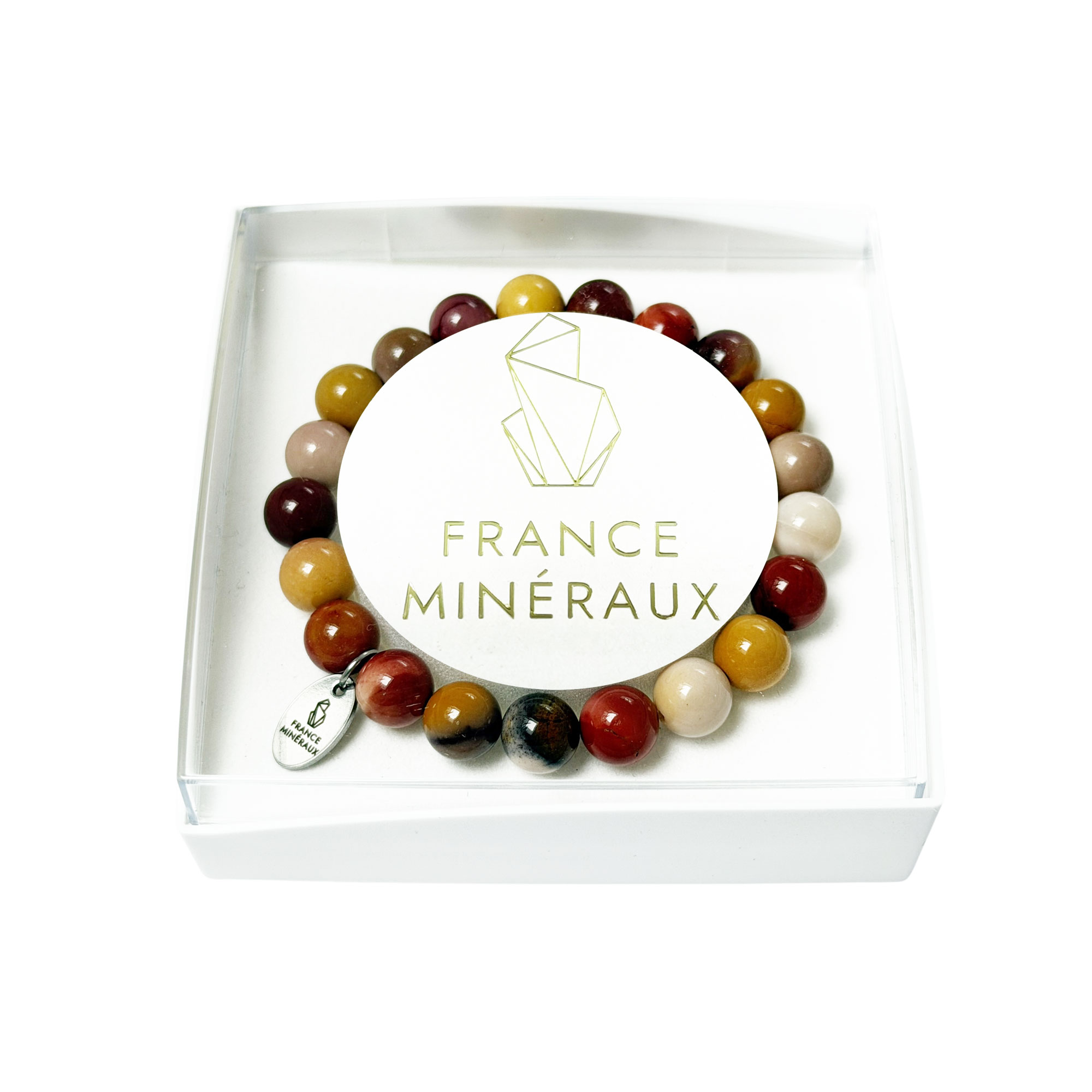 Bracelet Mookaïte - Perles de 8mm