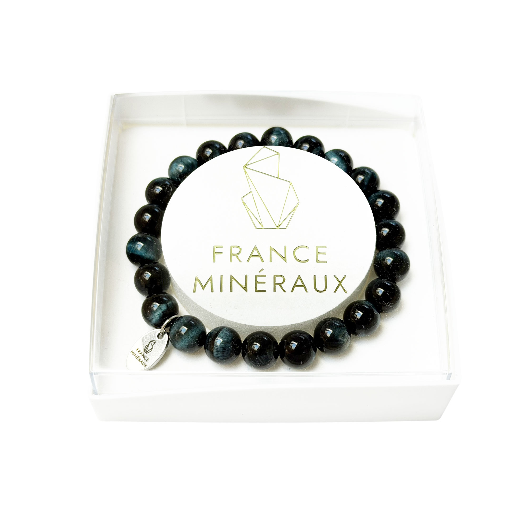 Bracelet Oeil de Faucon - Perles de 8mm