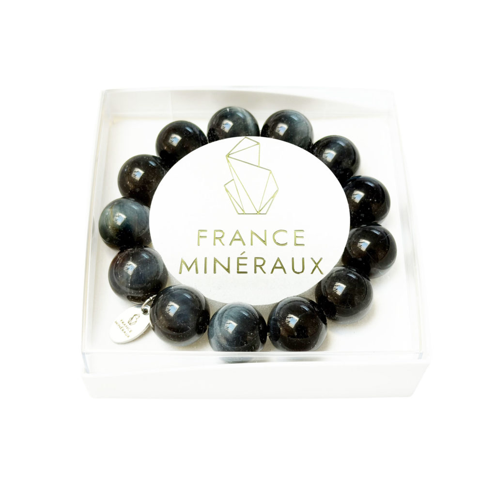 Bracelet Oeil de Faucon – Perles de 14mm