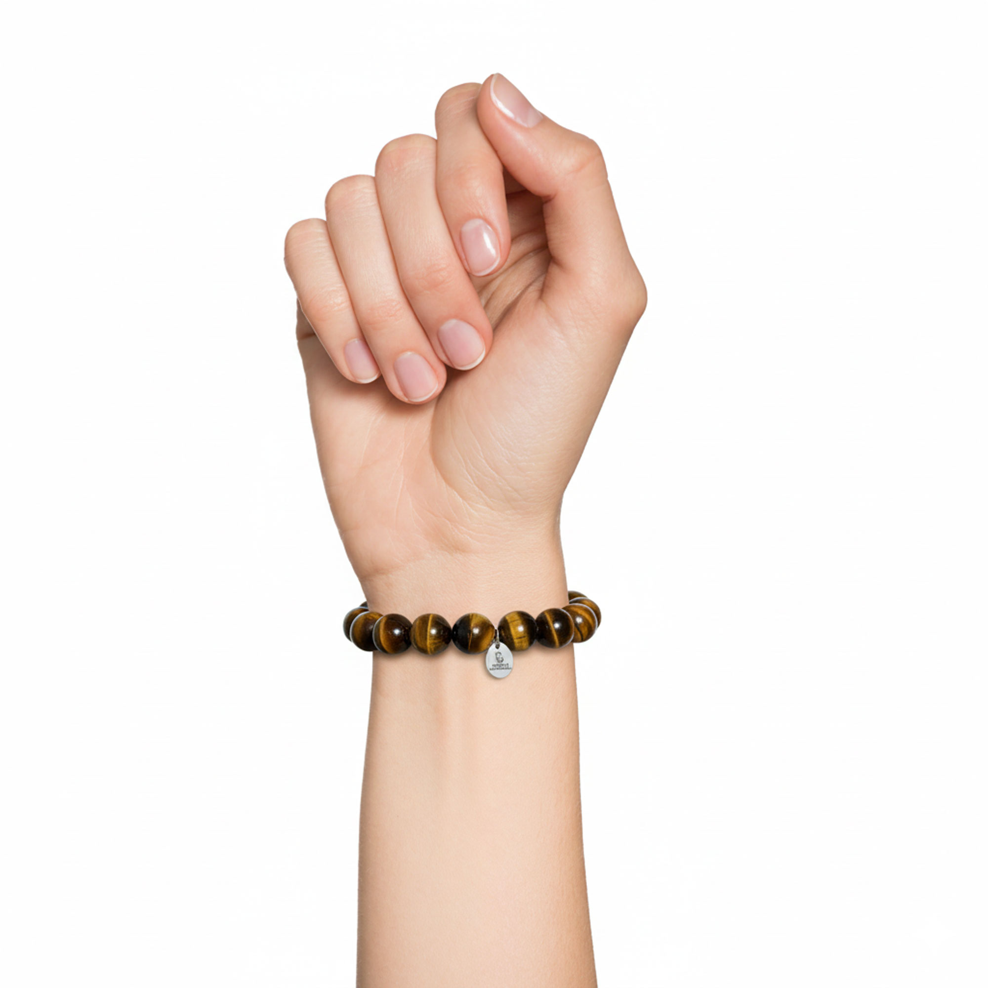 Bracelet Oeil de Tigre - Perles de 12mm – Image 2