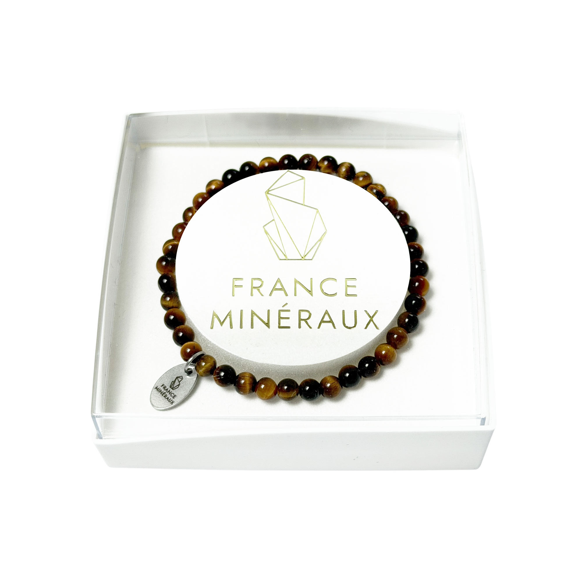 Bracelet Oeil de Tigre - Perles de 3-4mm