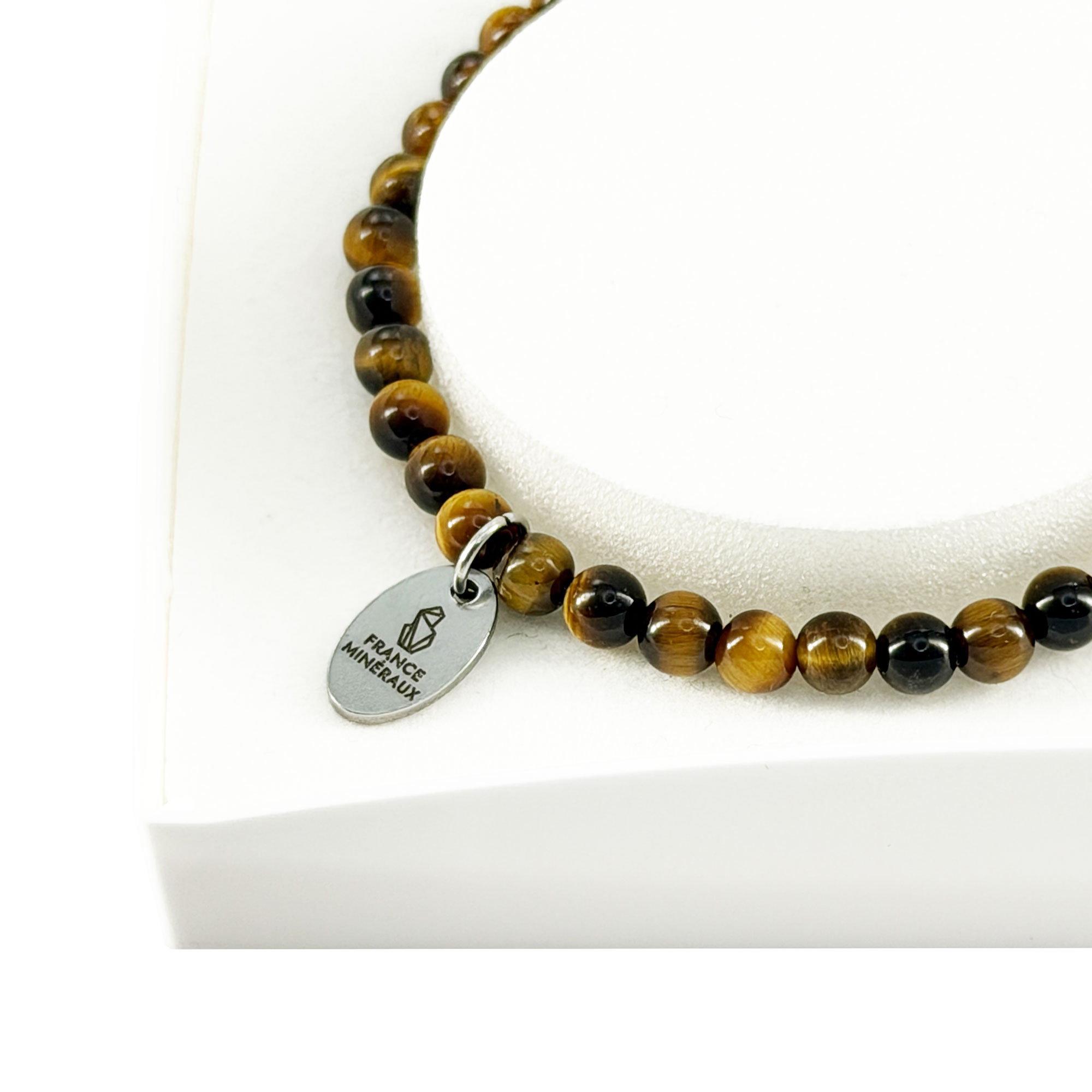 Bracelet Oeil de Tigre - Perles de 3-4mm – Image 4