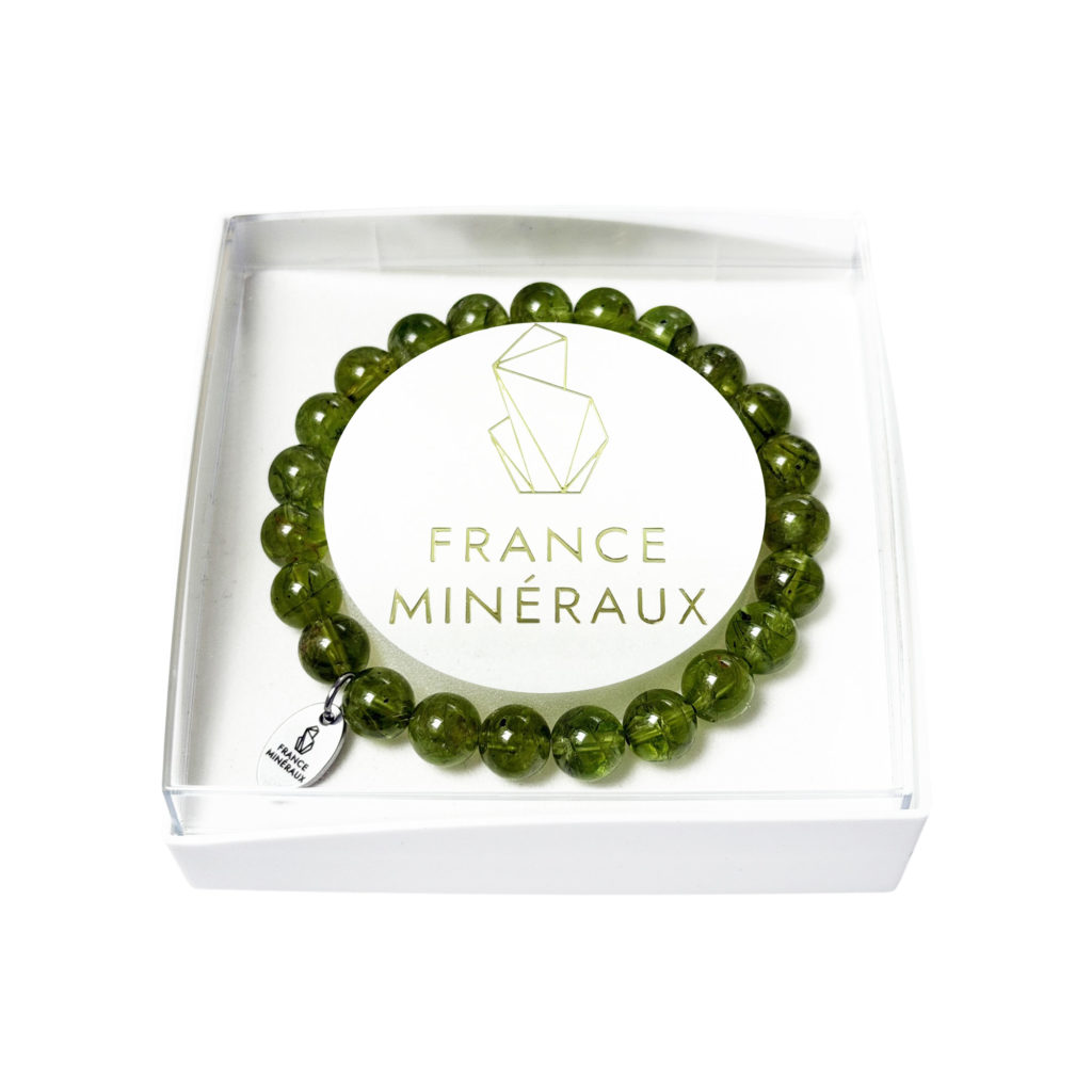 Bracelet Olivine – Perles de 8mm