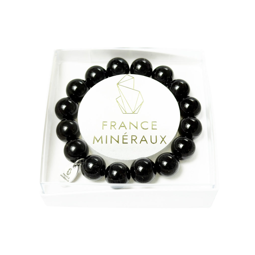 Bracelet Onyx – Perles de 12mm