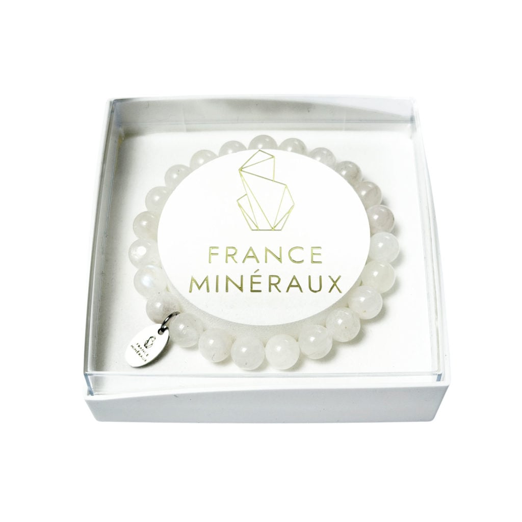 Bracelet Pierre de Lune – Perles de 8mm