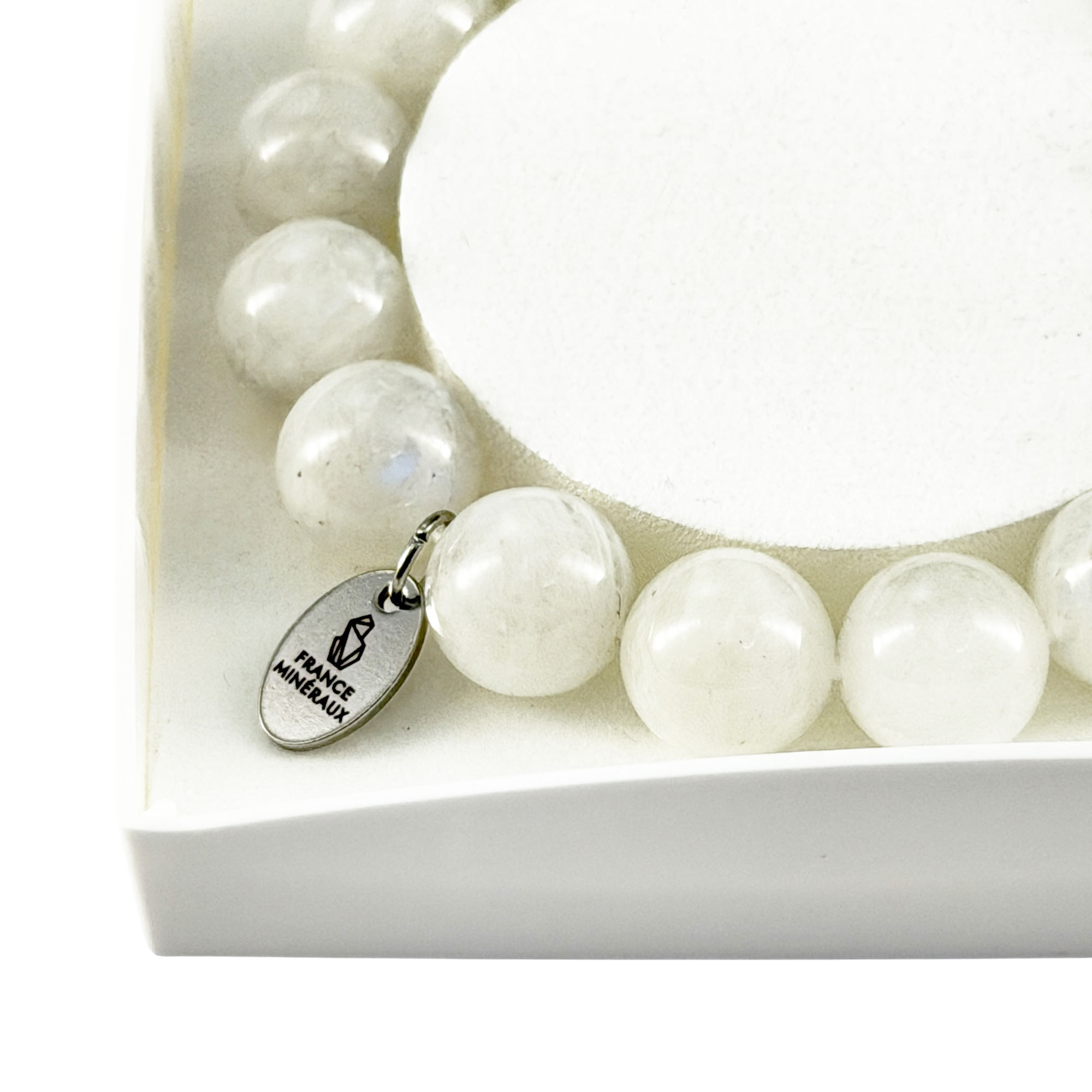 Bracelet Pierre de Lune - Perles de 12mm – Image 4